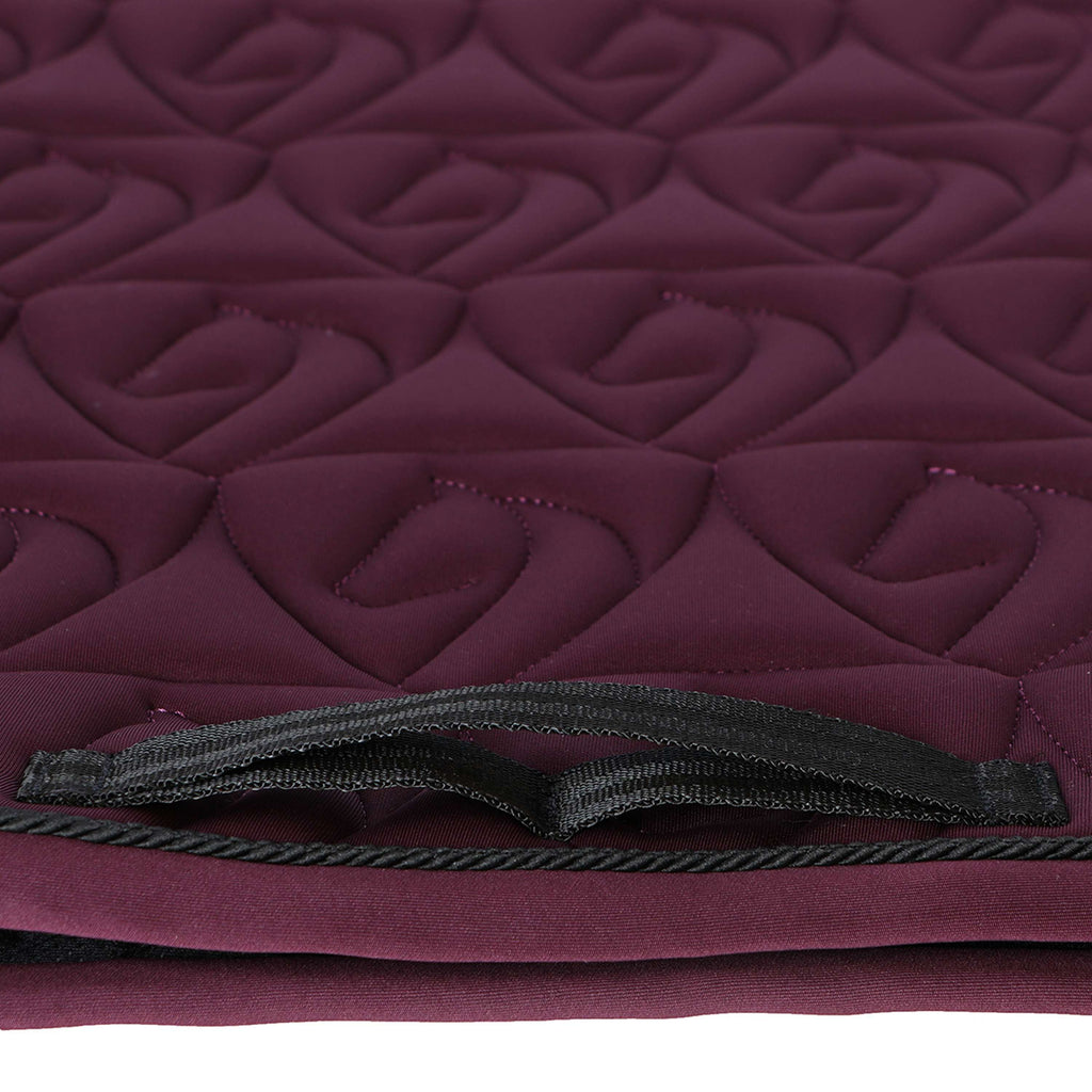 Velder Horsewear Saddlepad Unibeau Dressage Burgundy