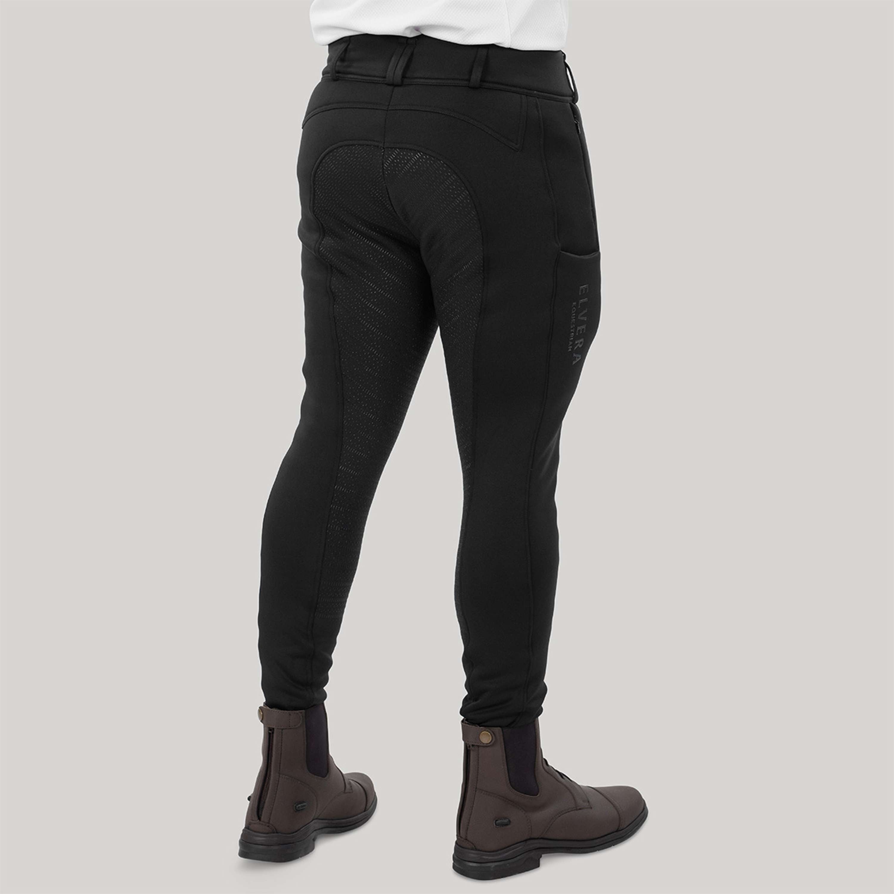 Elvera Equestrian Breeches Teddy Winter Pro Men Black