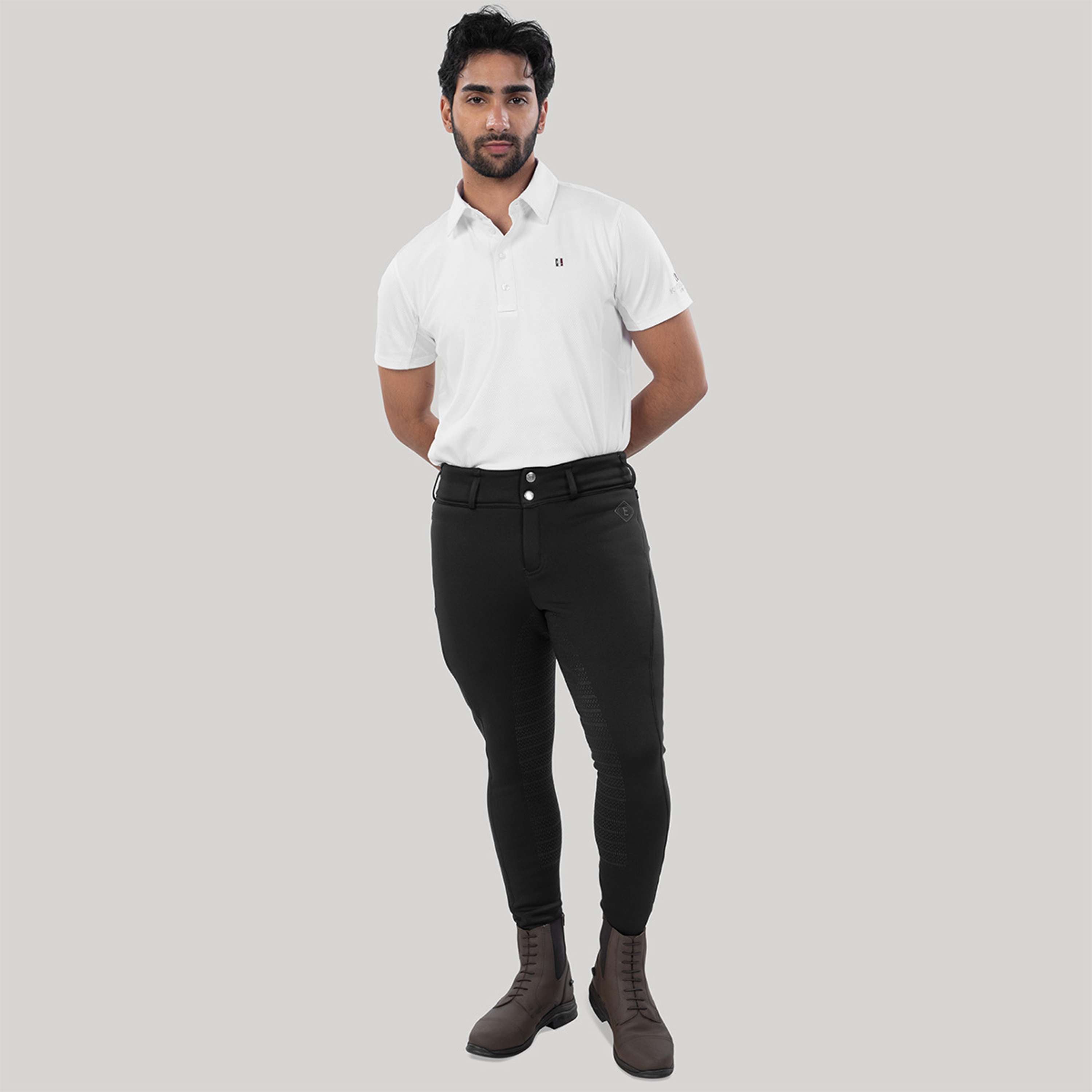 Elvera Equestrian Breeches Teddy Winter Pro Men Black