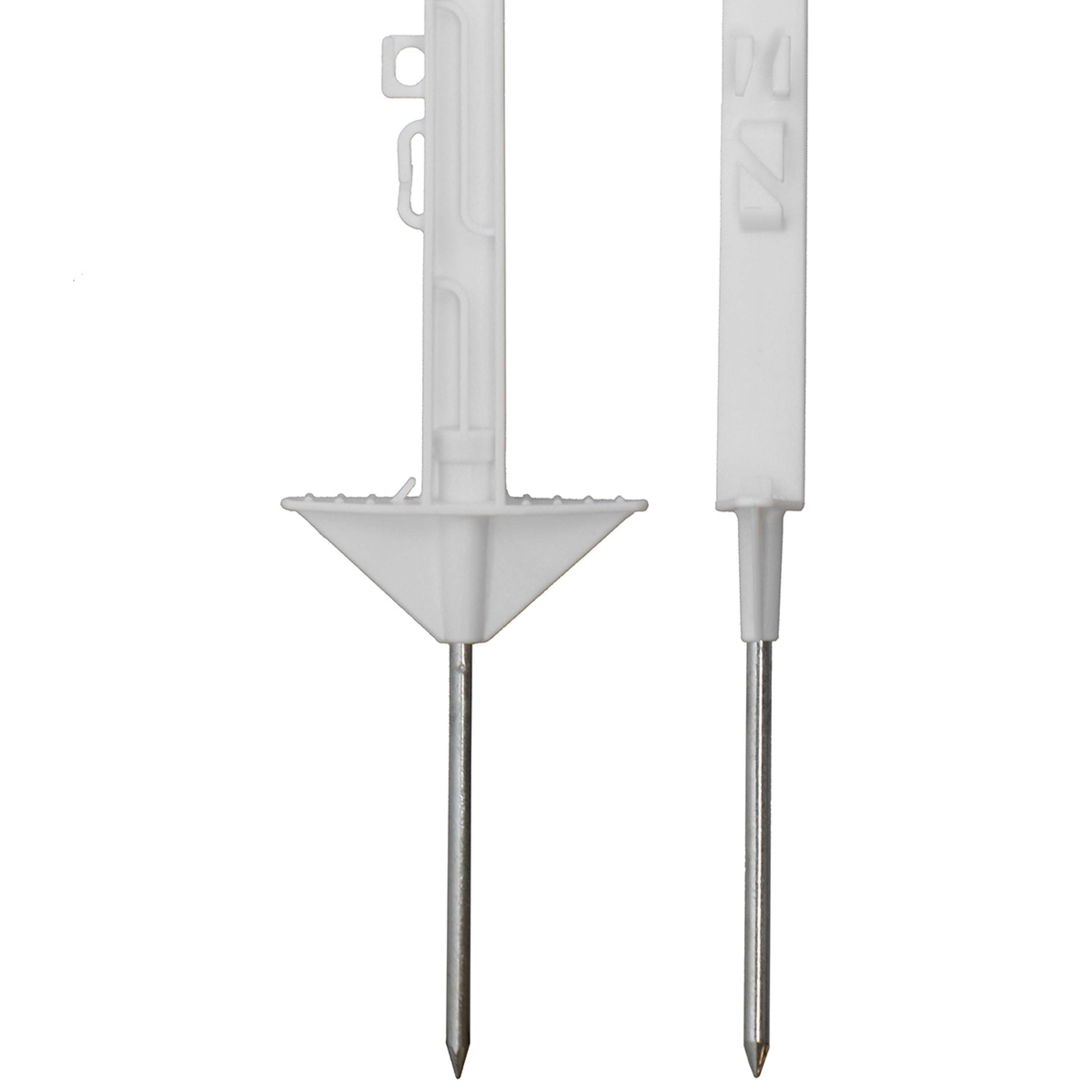 Agradi Power Classic Plastic Post Double 105cm 20 Pieces White