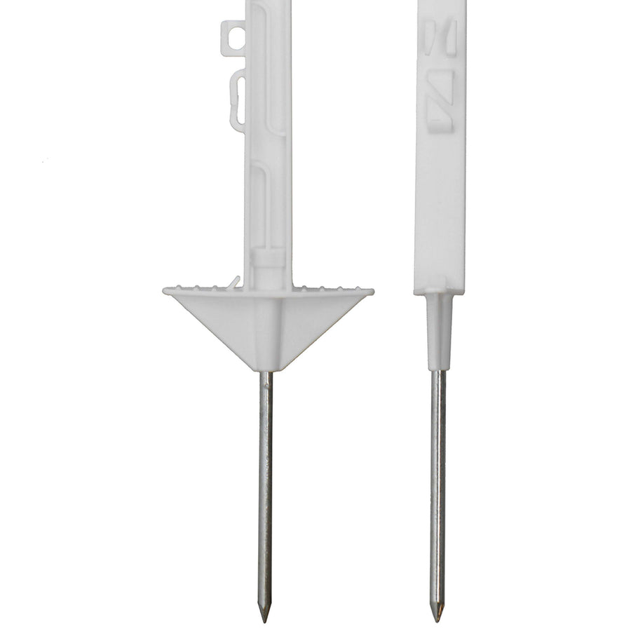 Agradi Power Classic Plastic Post Double 105cm 20 Pieces White