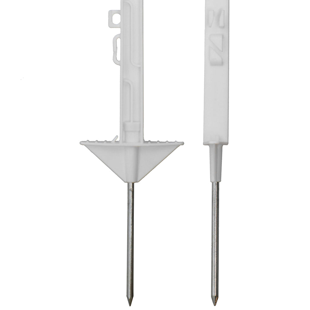 Agradi Power Classic Plastic Post Double 105cm 20 Pieces White