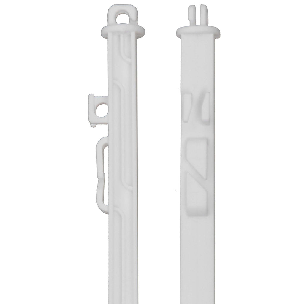 Agradi Power Classic Plastic Post Double 105cm 20 Pieces White