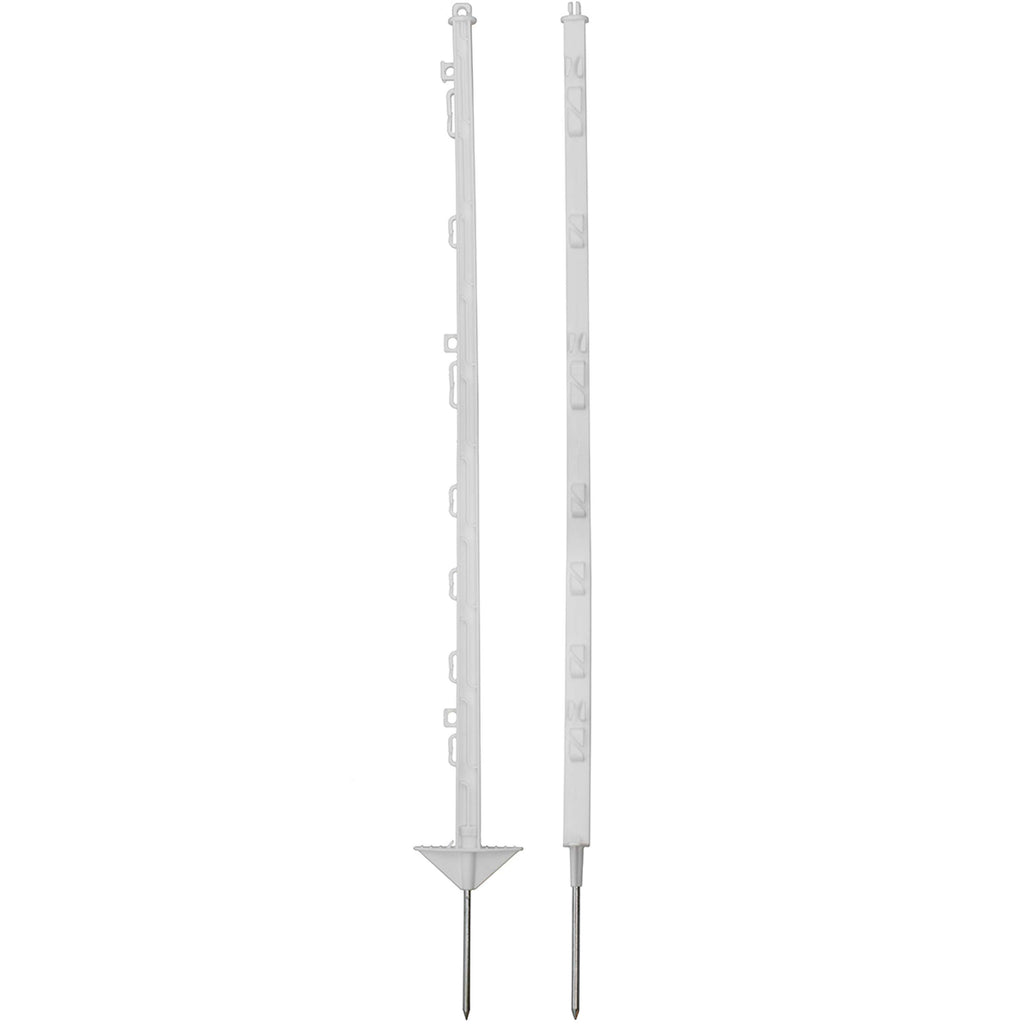 Agradi Power Classic Plastic Post Double 105cm 20 Pieces White