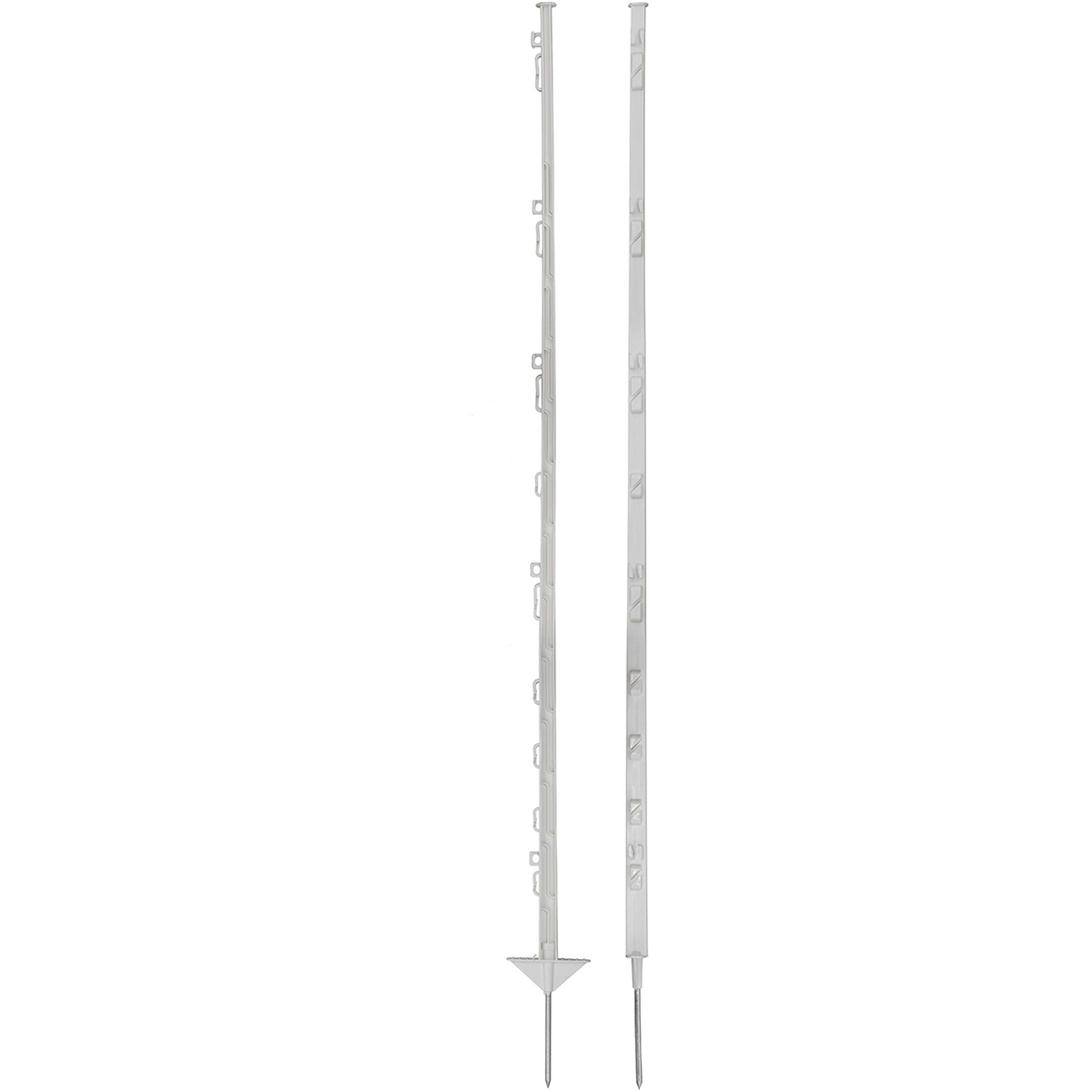 Agradi Power Classic Plastic Post Double 150cm 20 Pieces White