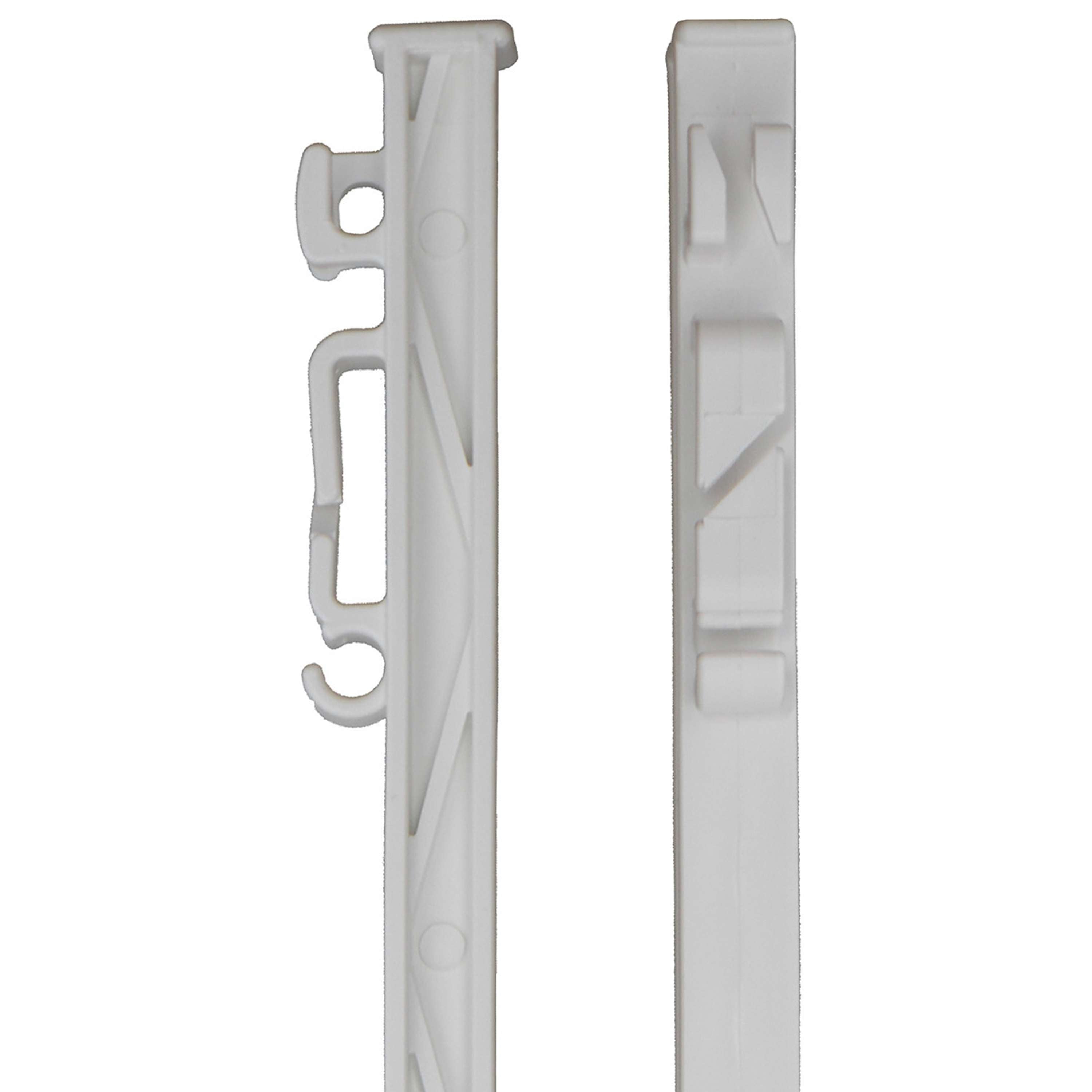 Agradi Power Plastic Post with Stirrup 115cm 20 Pieces White