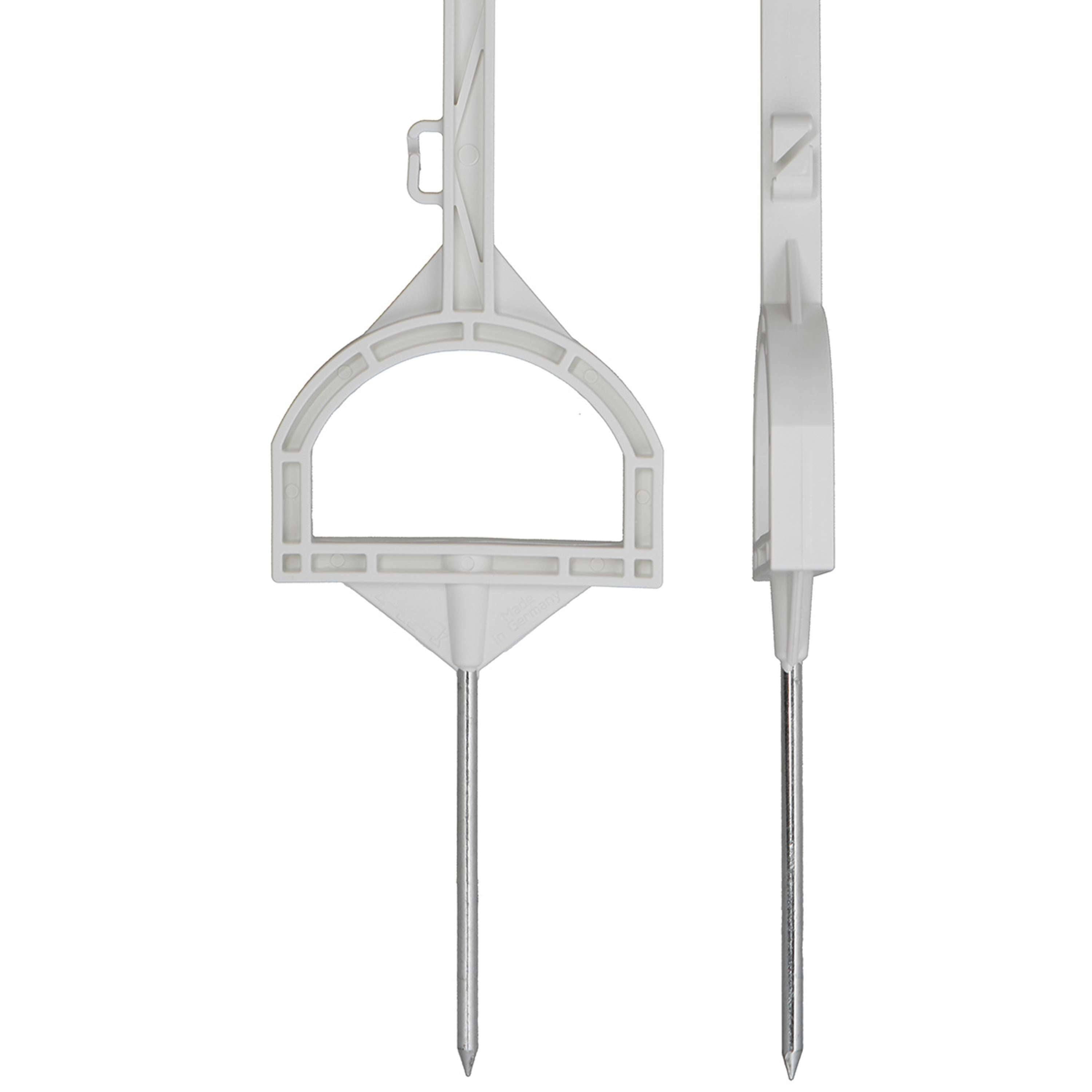 Agradi Power Plastic Post with Stirrup 155cm 20 Pieces White