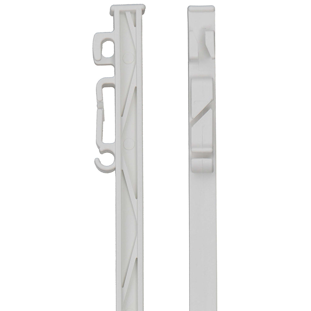 Agradi Power Plastic Post with Stirrup 155cm 20 Pieces White
