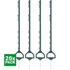 Agradi Power Plastic Post with Stirrup 115cm 20 Pieces Green