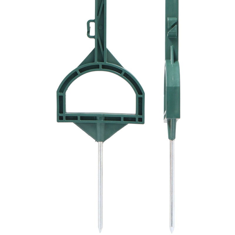 Agradi Power Plastic Post with Stirrup 115cm 20 Pieces Green