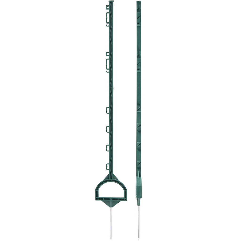 Agradi Power Plastic Post with Stirrup 115cm 20 Pieces Green