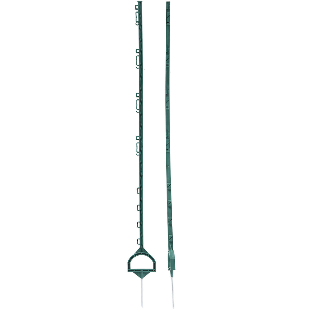 Agradi Power Plastic Post with Stirrup 155cm 20 Pieces Green