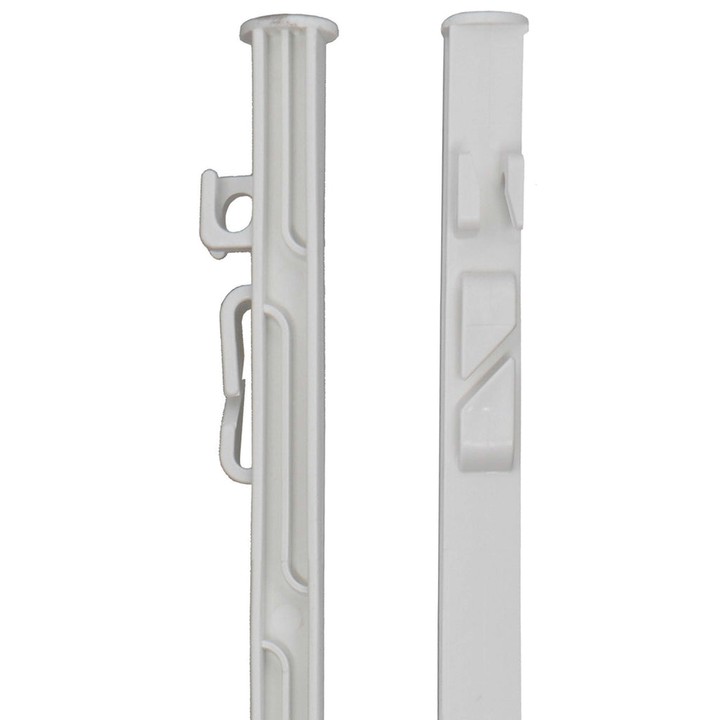 Agradi Power Classic Plastic Post Double 125cm 20 Pieces White