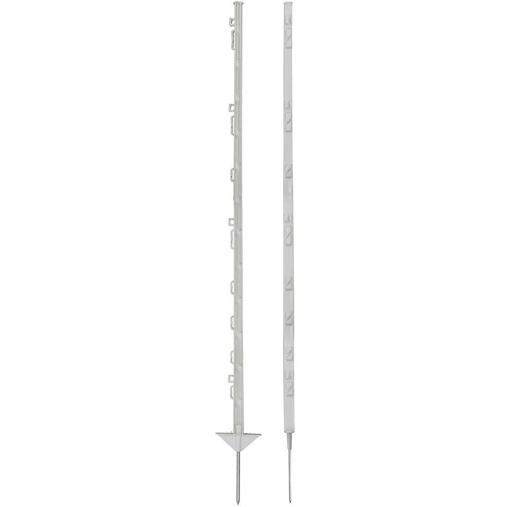 Agradi Power Classic Plastic Post Double 125cm 20 Pieces White
