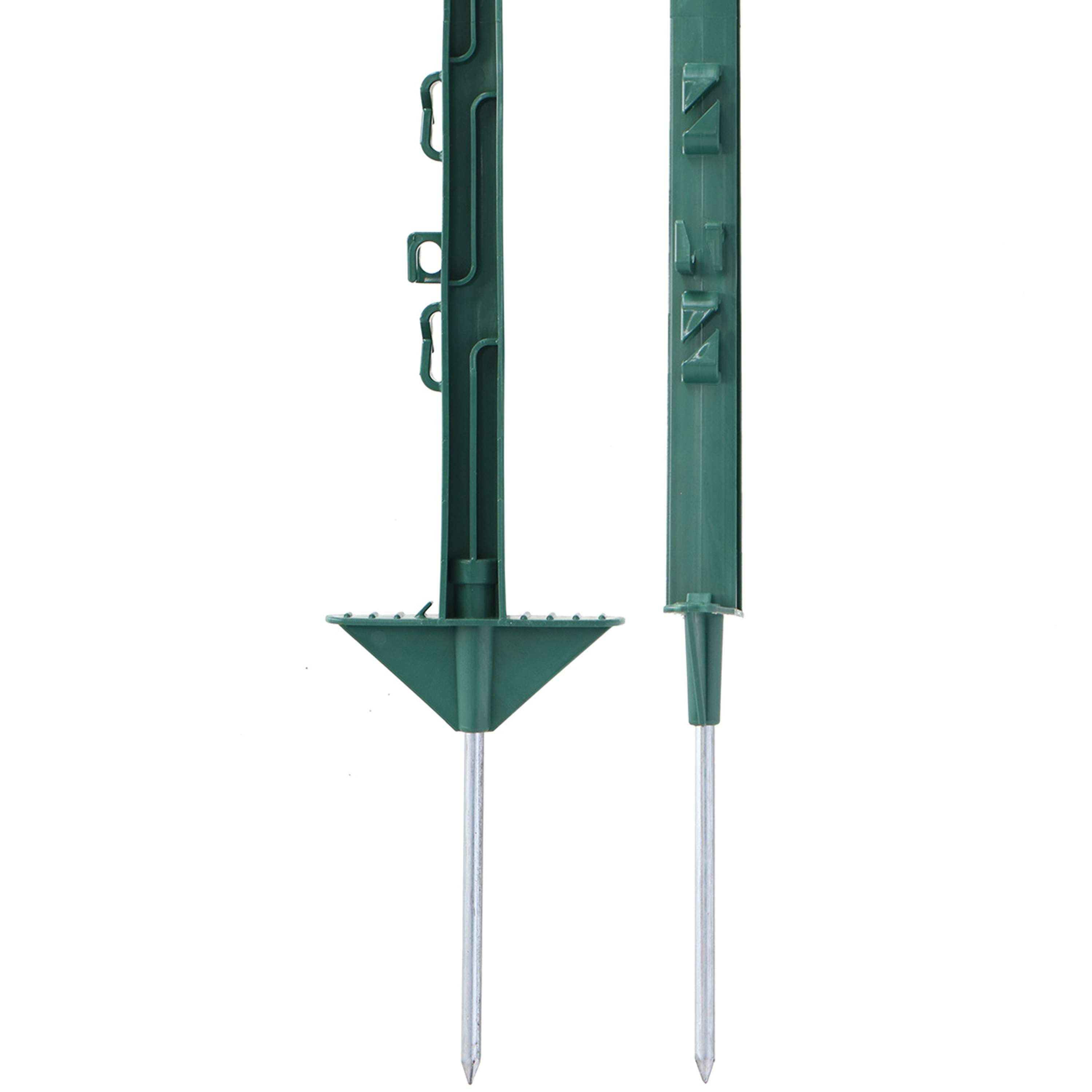 Agradi Power Classic Plastic Post Double 125cm 20 Pieces Green