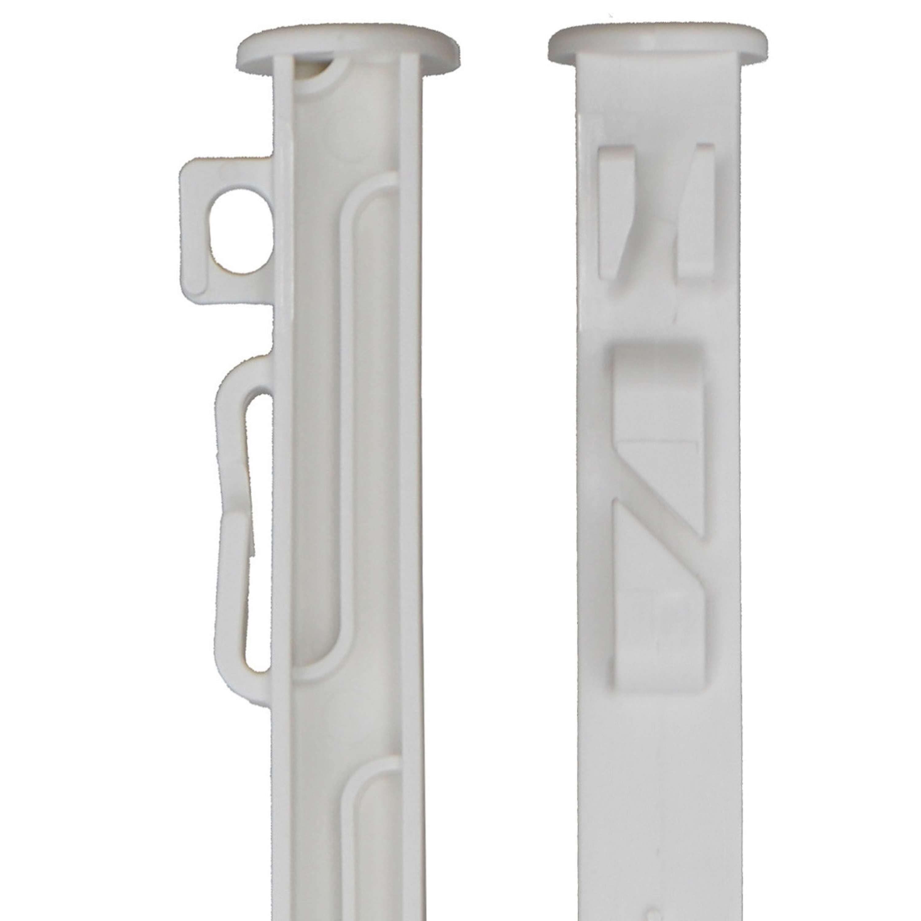 Agradi Power Classic Plastic Post Double 75cm 20 Pieces White