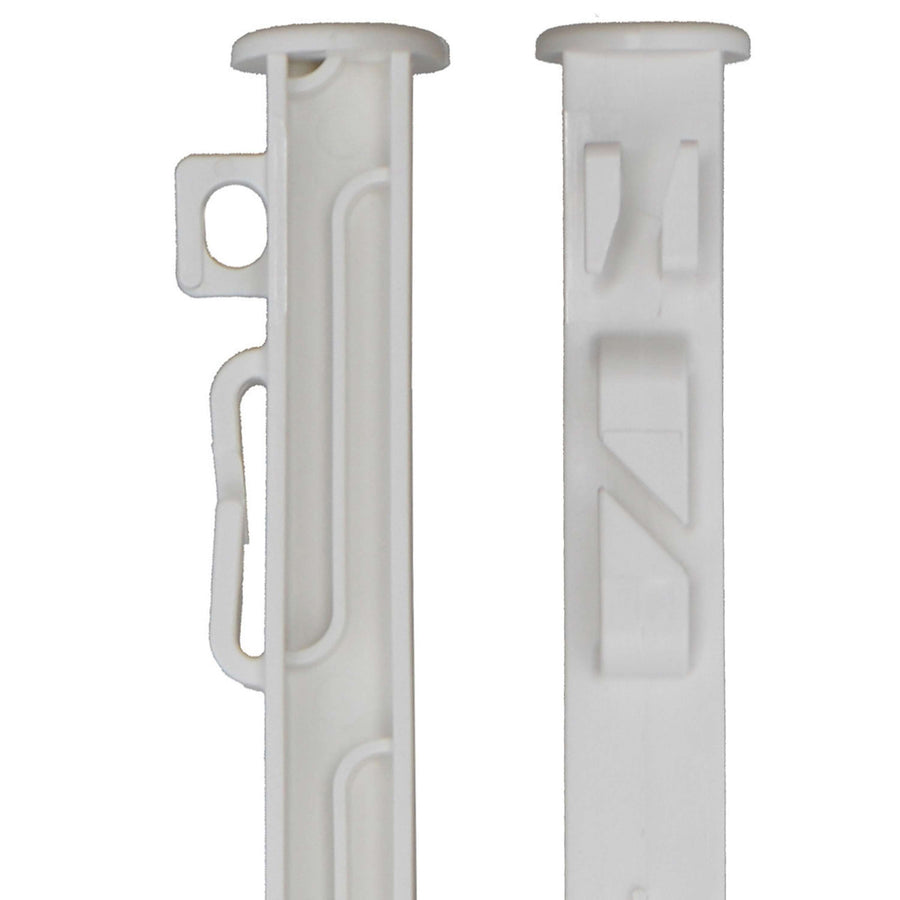 Agradi Power Classic Plastic Post Double 75cm 20 Pieces White