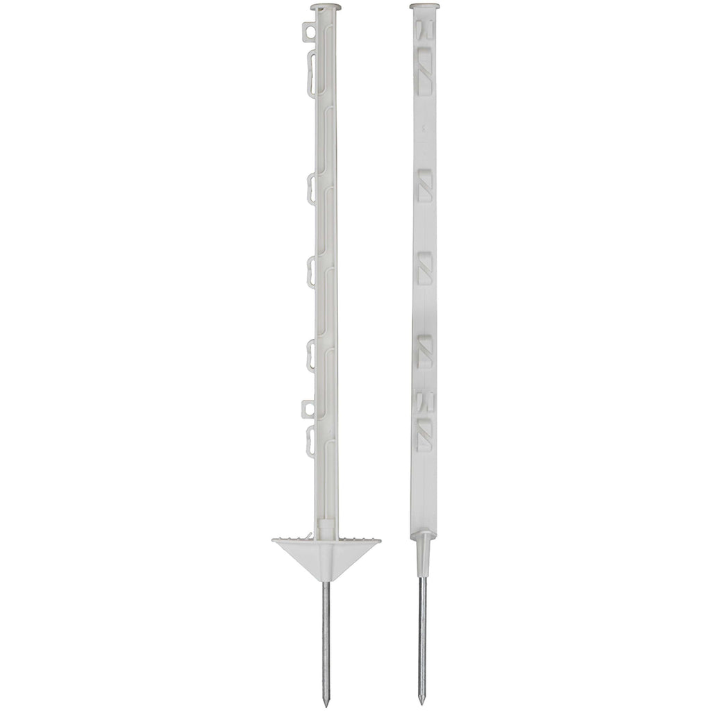 Agradi Power Classic Plastic Post Double 75cm 20 Pieces White