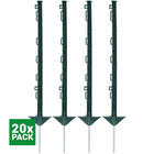 Agradi Power Classic Plastic Post Double 75cm 20 Pieces Green