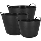 Agradi Horse Flexible Bucket Black
