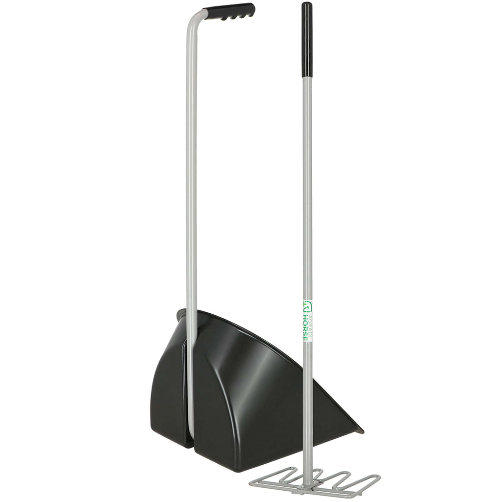 Agradi Horse Poop Scoop Complete Black