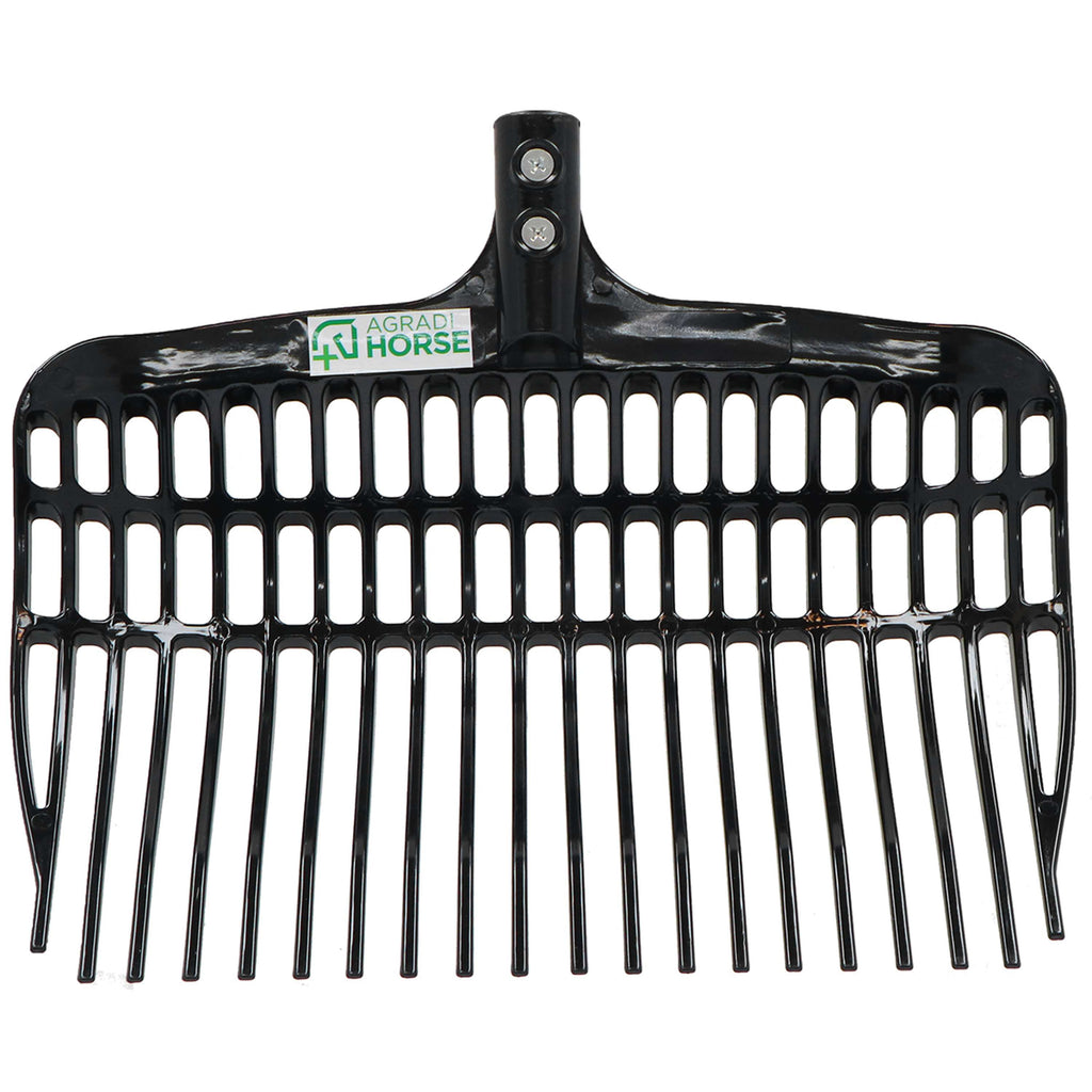 Agradi Horse Manure Fork 20T Black