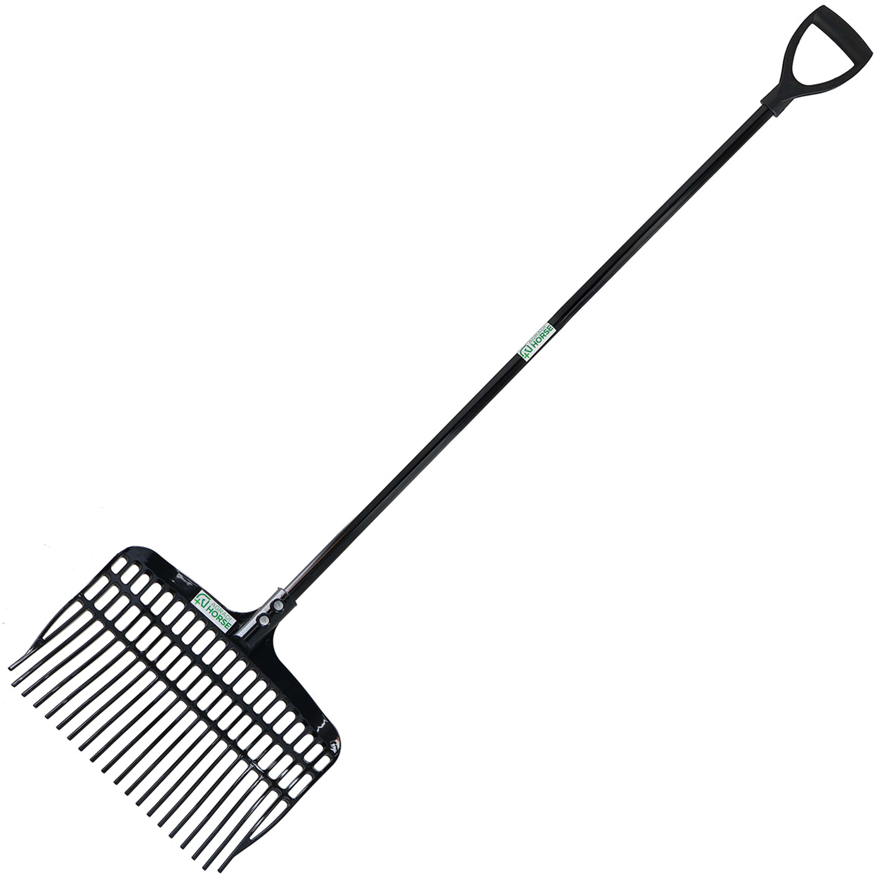 Agradi Horse Manure Fork 20T Black