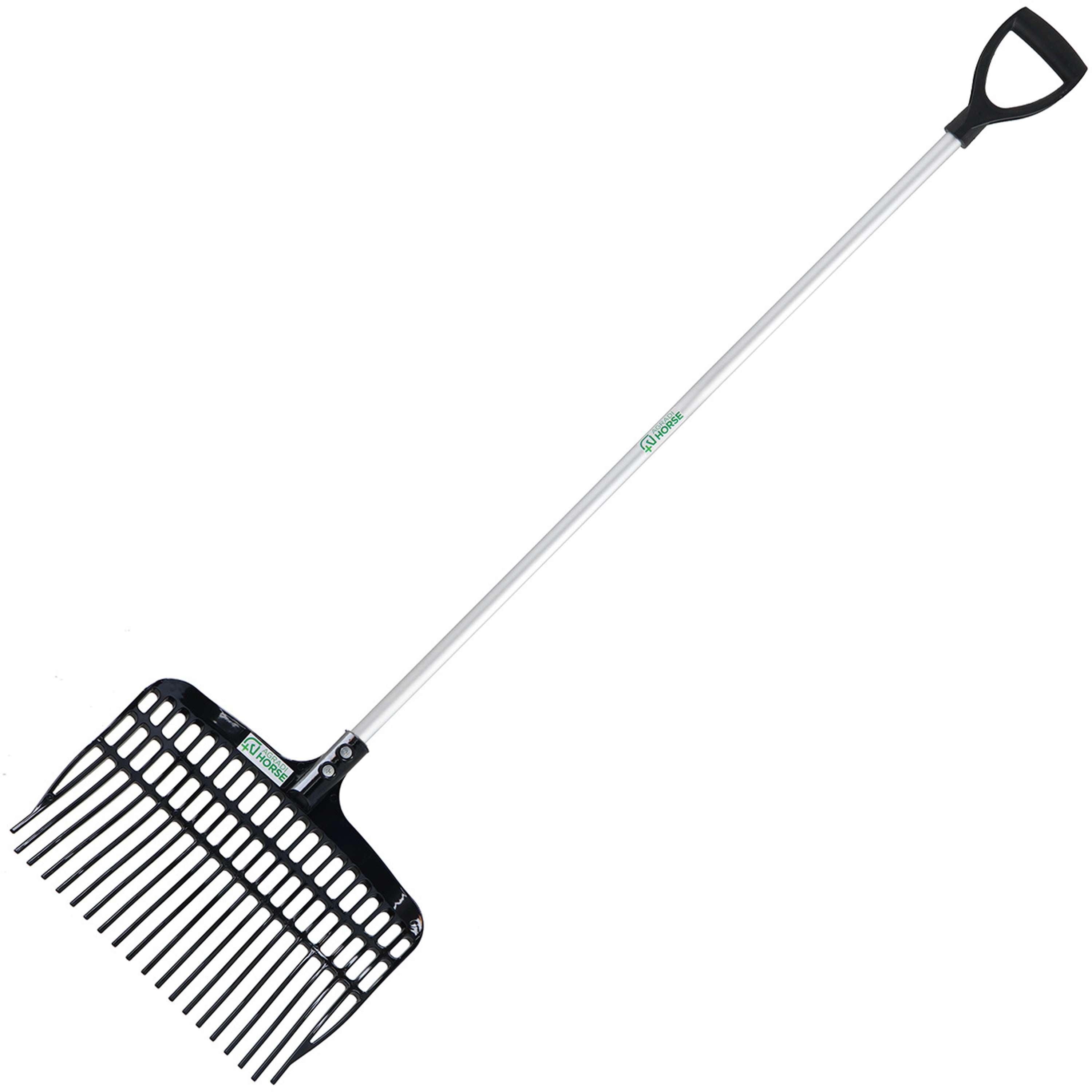 Agradi Horse Manure Fork 20T Black