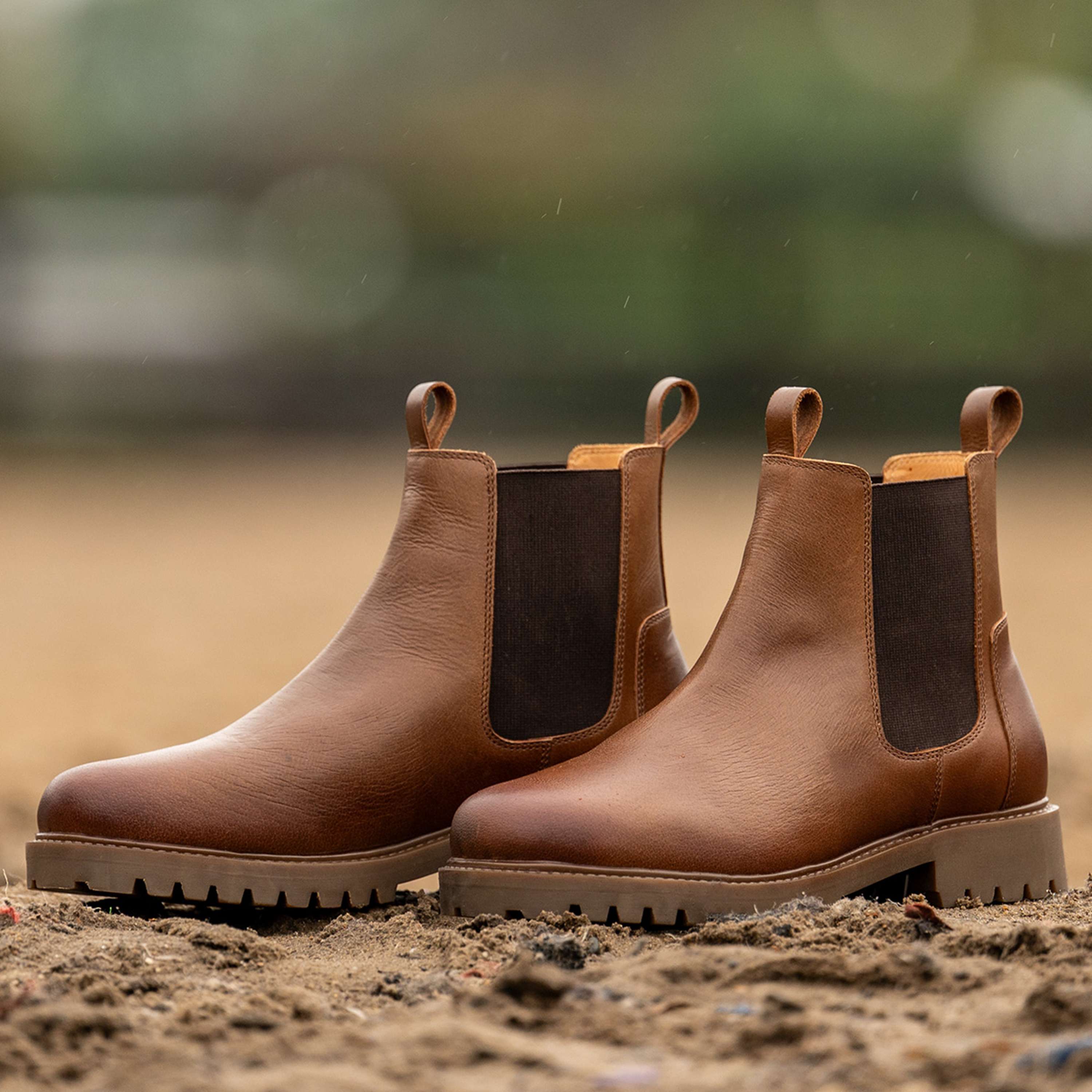 Velder Footwear Stable Boots Fernley Caramel
