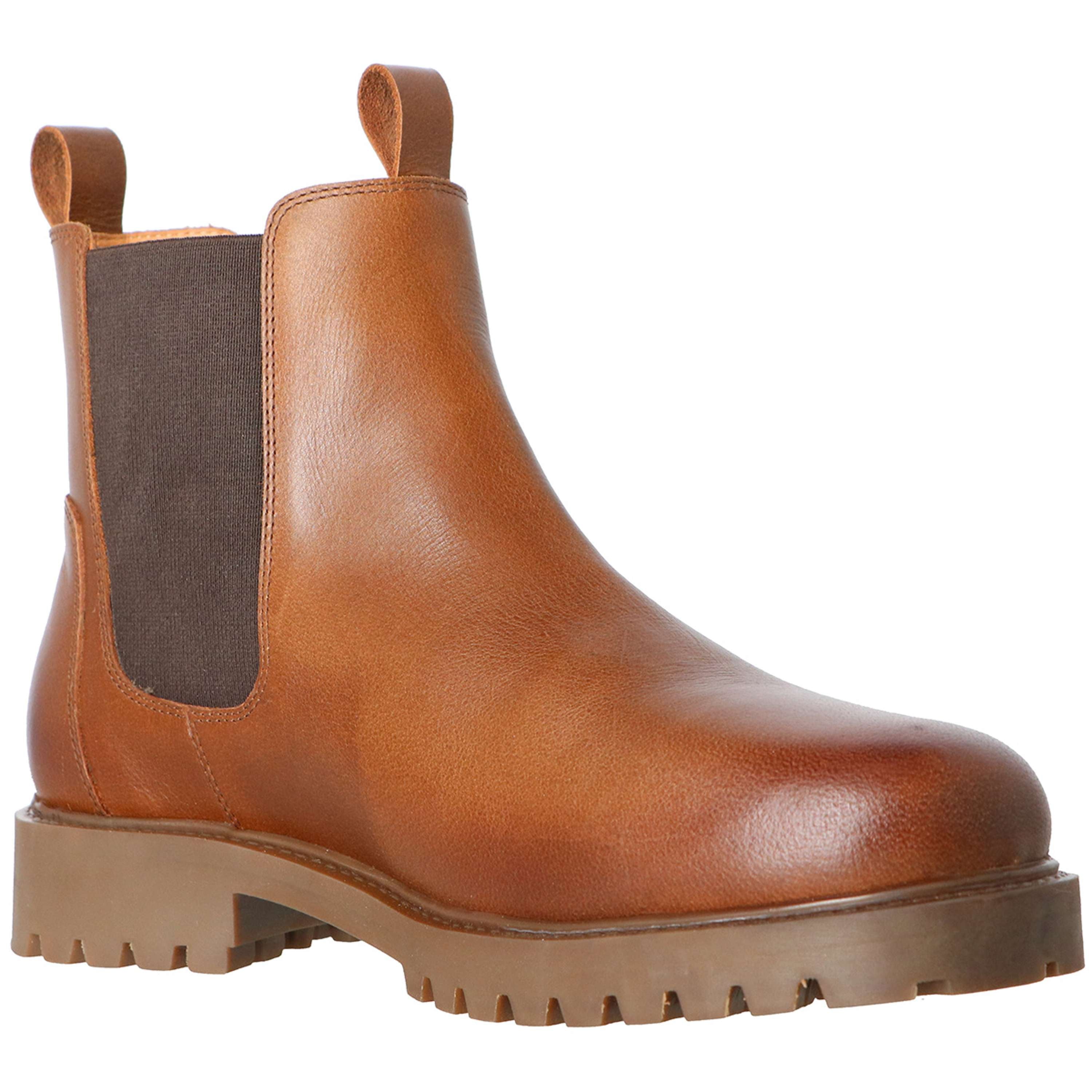 Velder Footwear Stable Boots Fernley Caramel