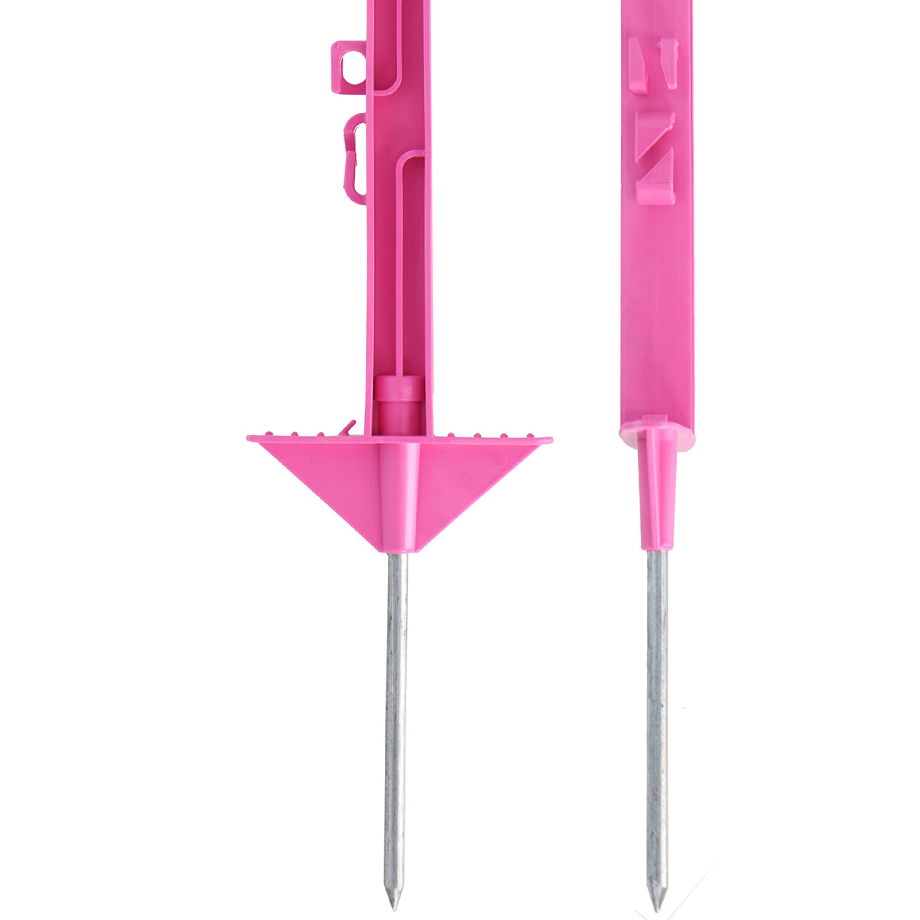 Agradi Power Classic Plastic Post Double 150cm 20 Pieces Pink