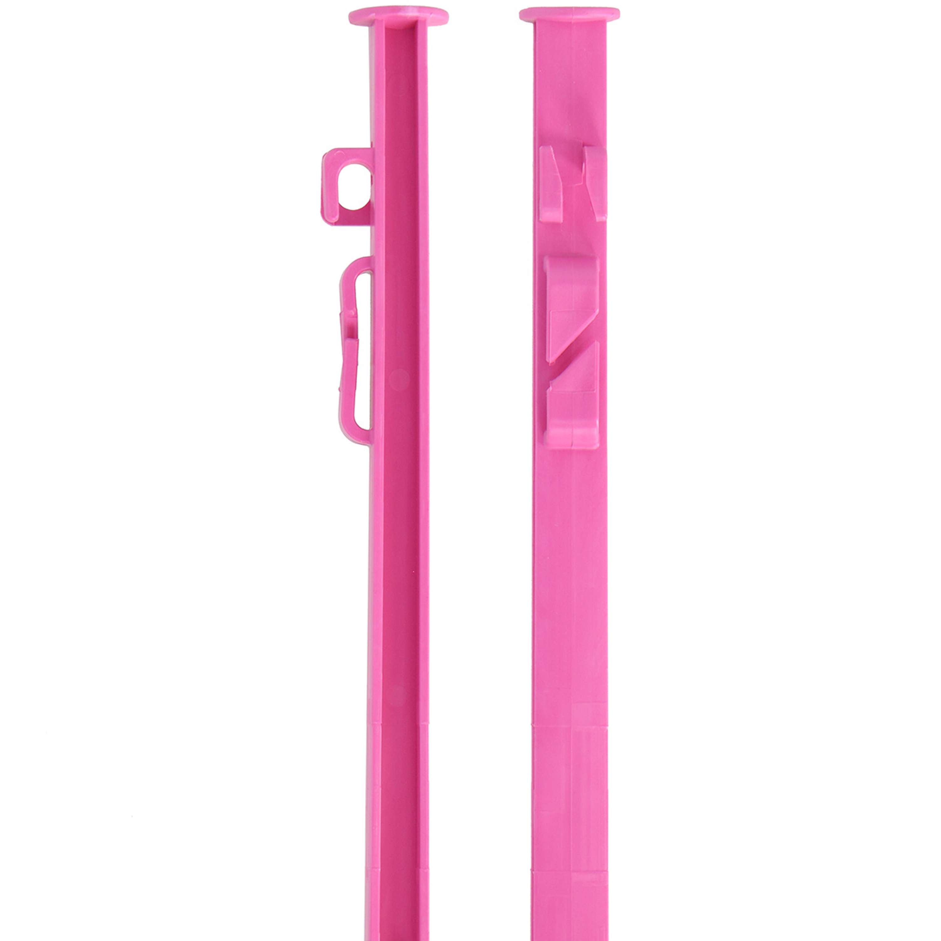 Agradi Power Classic Plastic Post Double 150cm 20 Pieces Pink