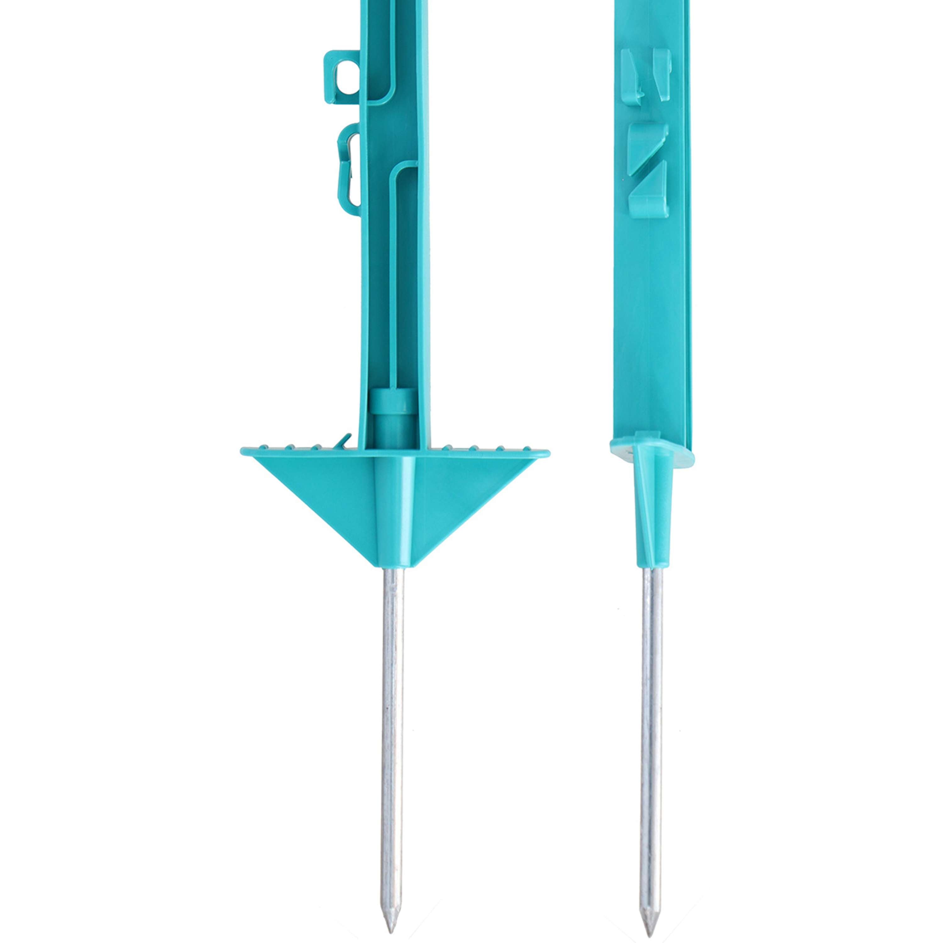Agradi Power Classic Plastic Post Double 150cm 20 Pieces Aqua
