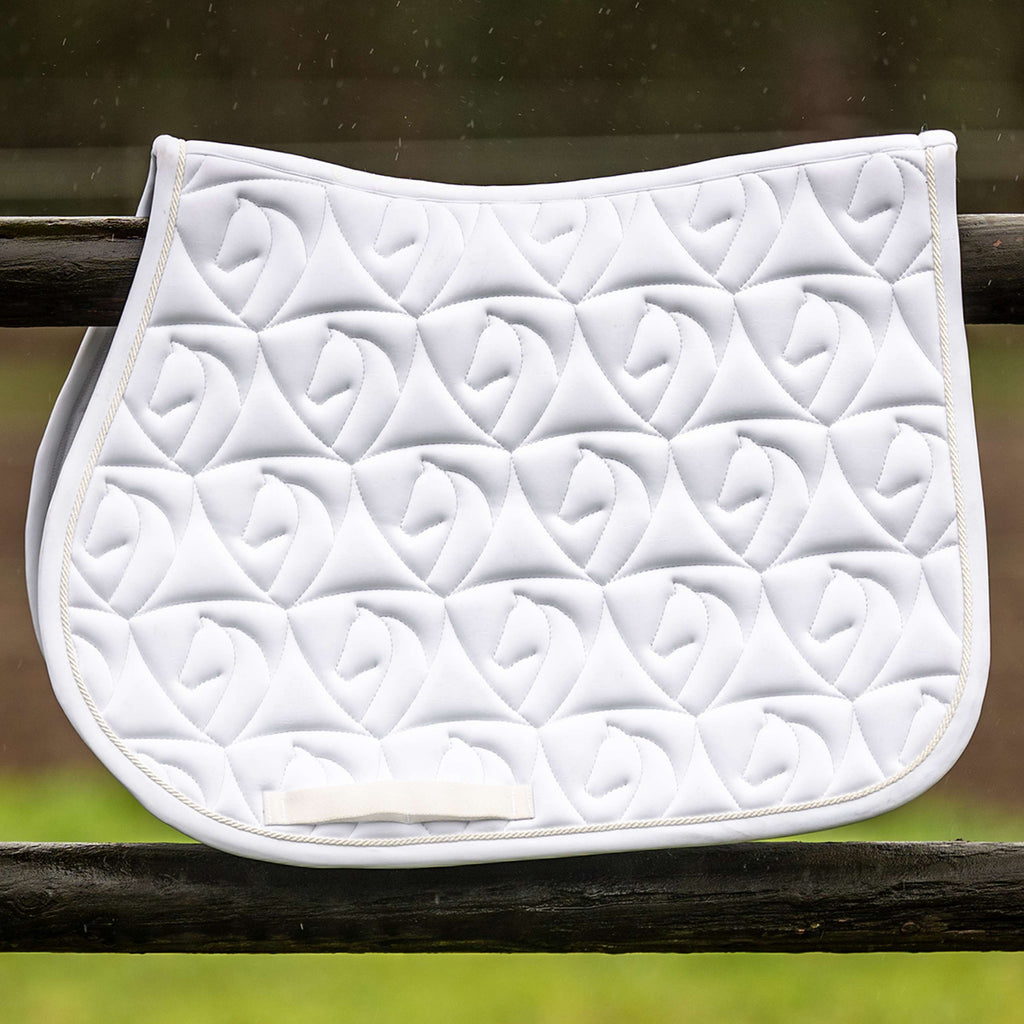 Velder Horsewear Saddlepad Unibeau Jumping White