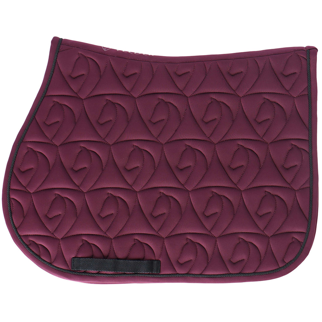 Velder Horsewear Saddlepad Unibeau Jumping Burgundy