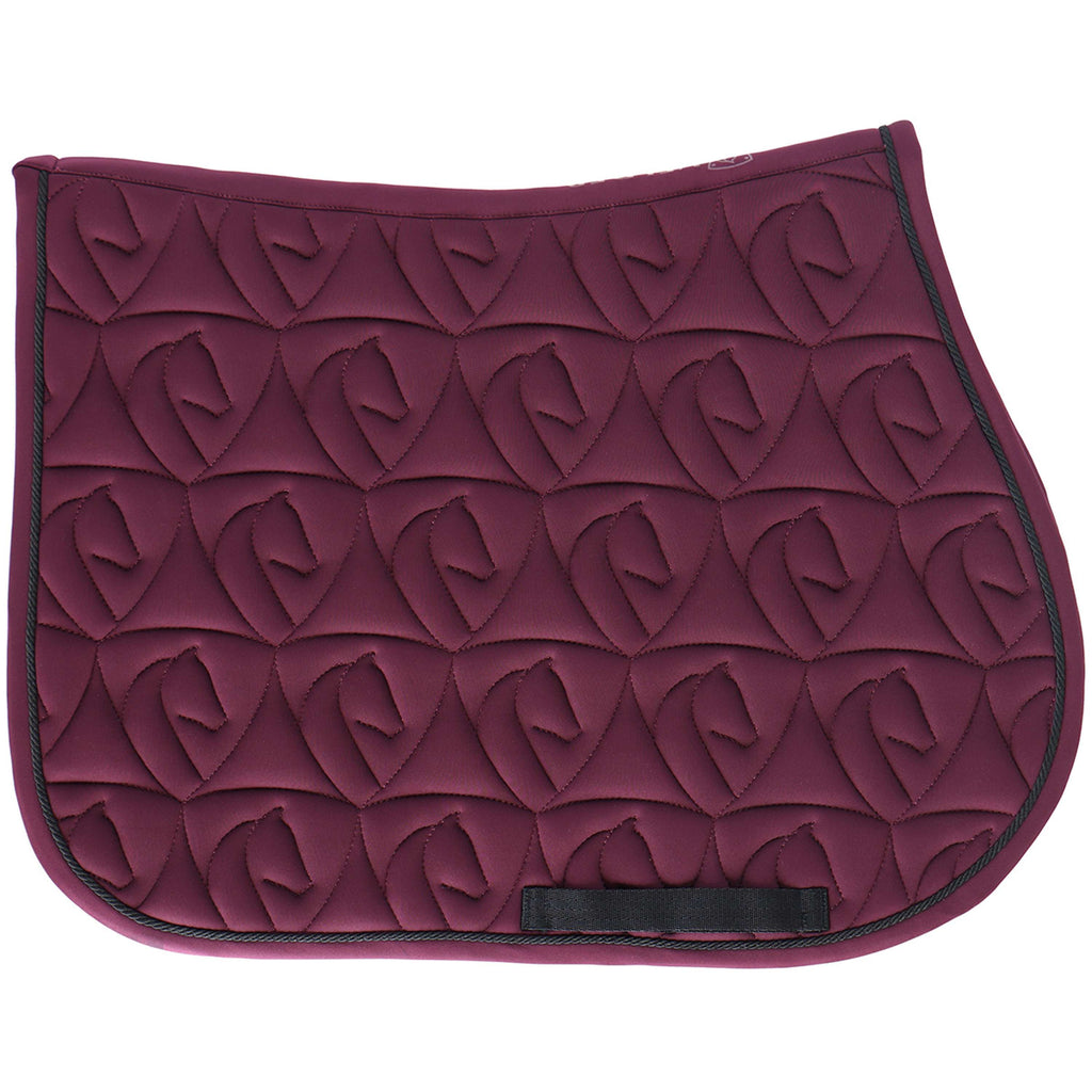 Velder Horsewear Saddlepad Unibeau Jumping Burgundy