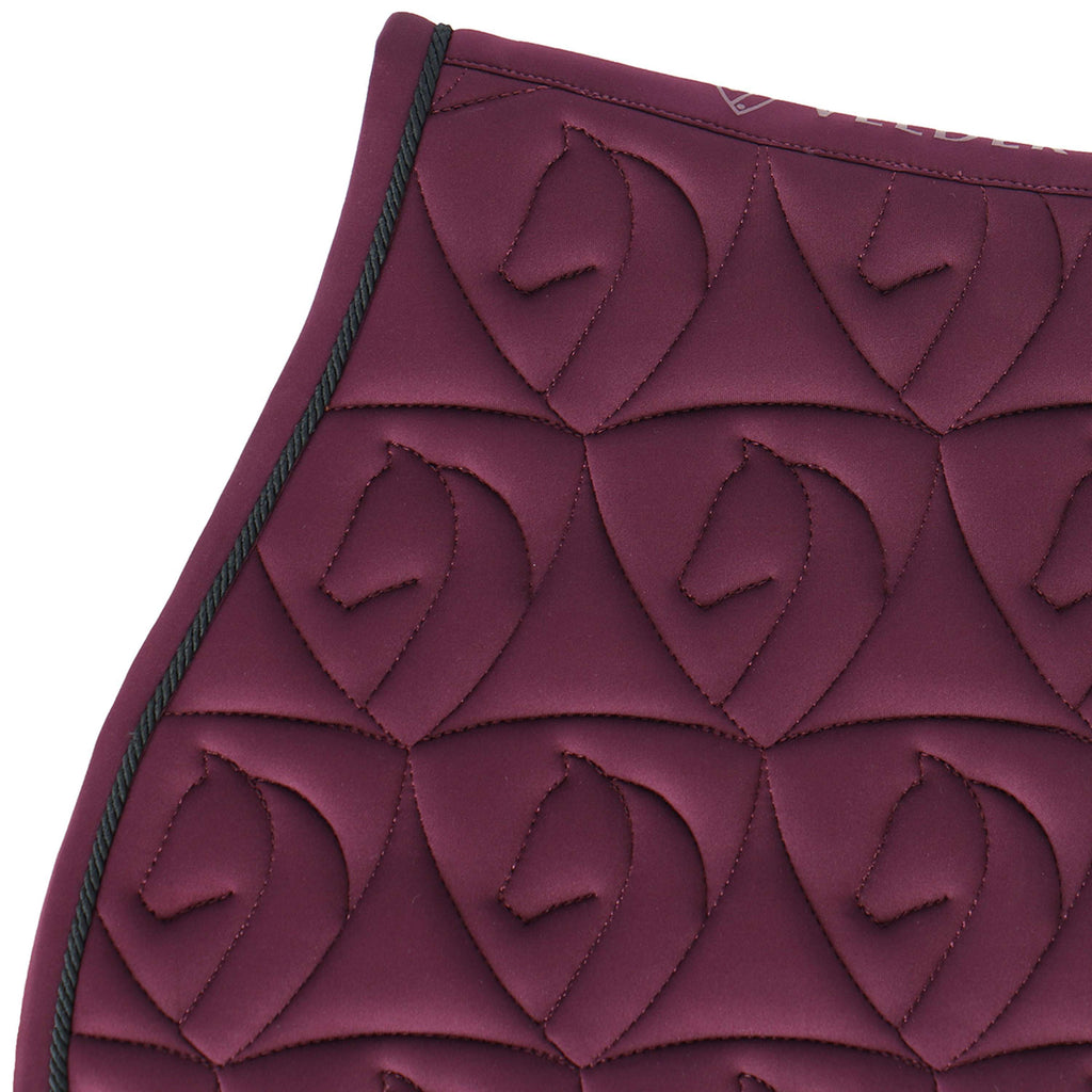 Velder Horsewear Saddlepad Unibeau Jumping Burgundy