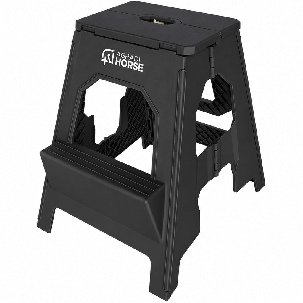 Agradi Horse Step-up Foldable Black