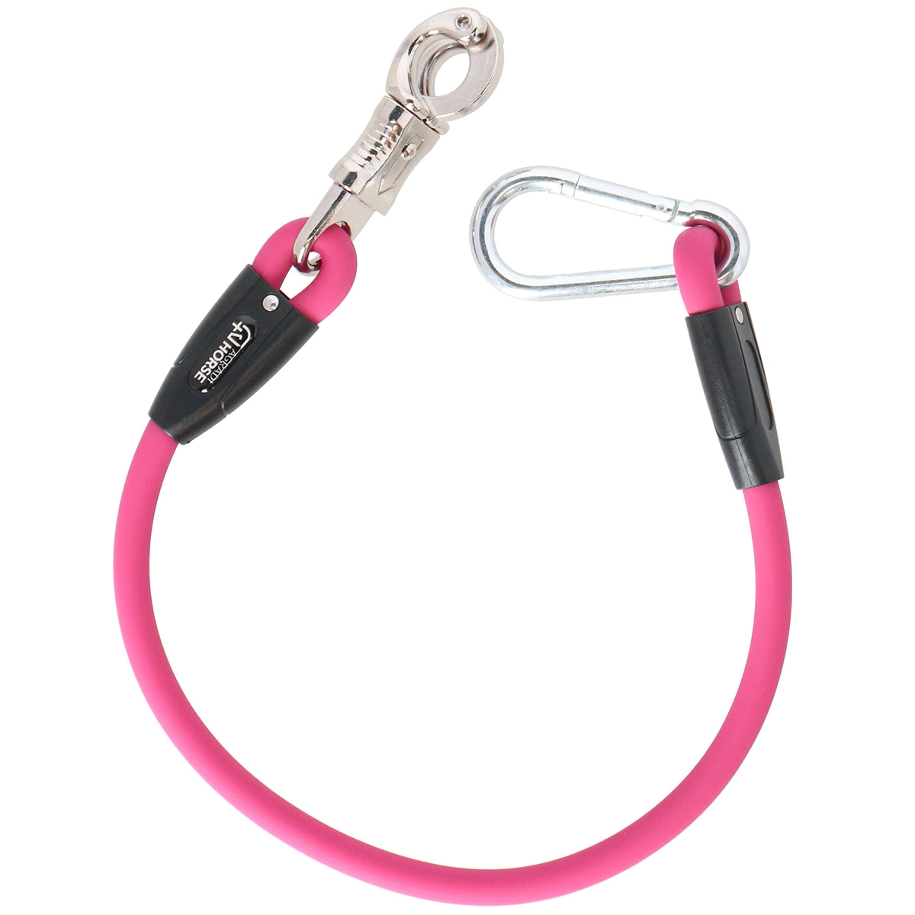 Agradi Horse Ribbon Tie Silicone Hot Pink