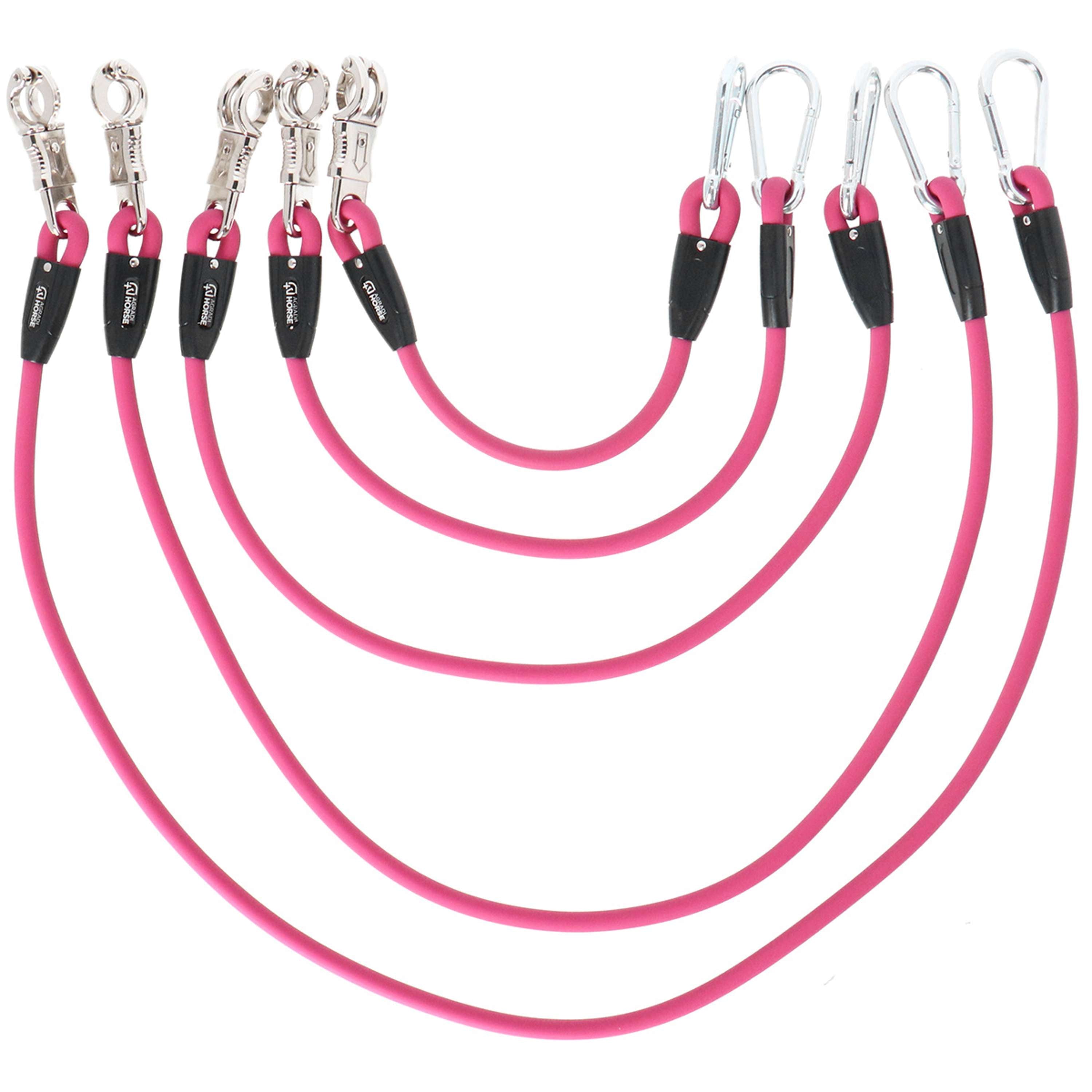 Agradi Horse Ribbon Tie Silicone Hot Pink