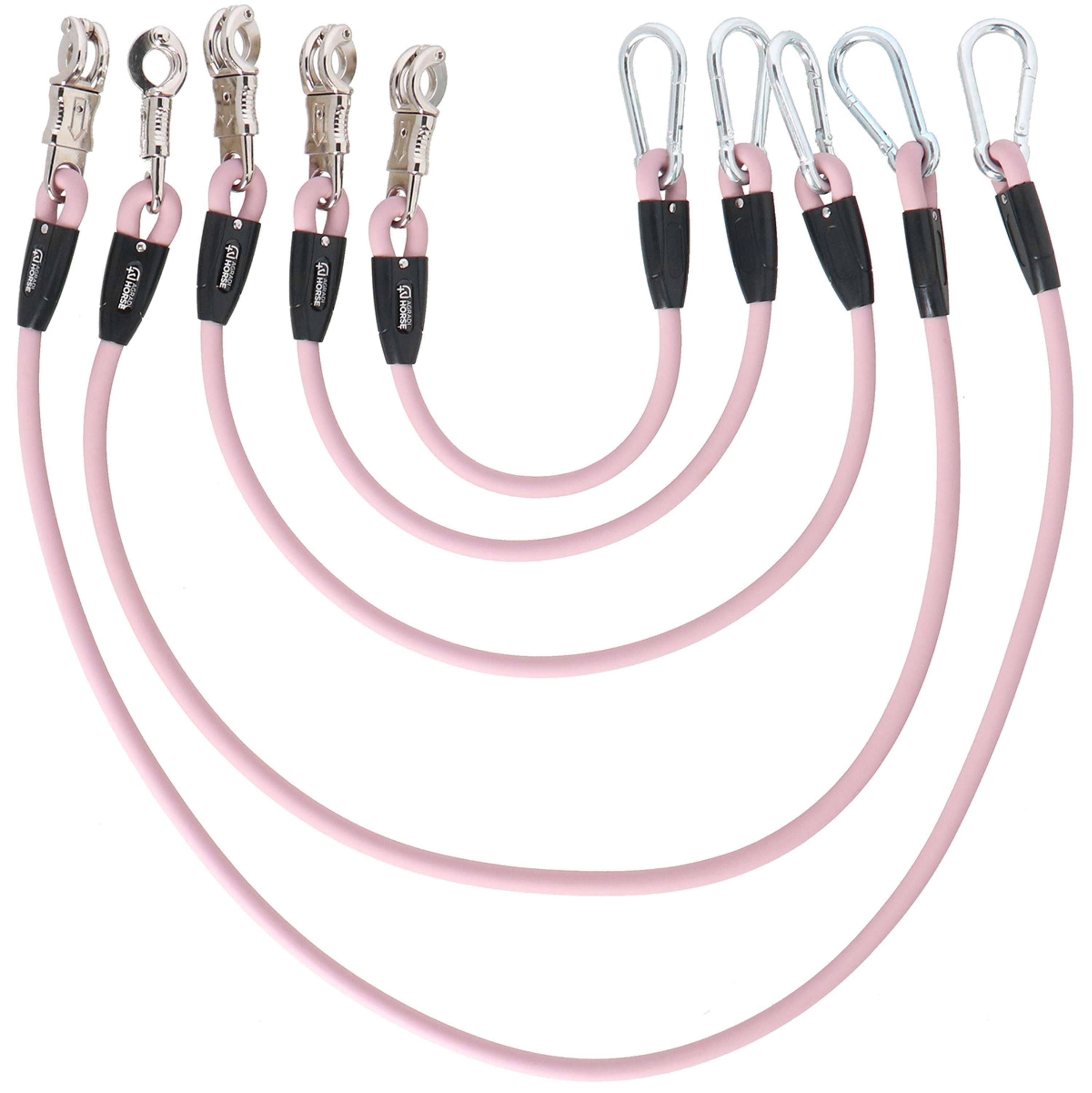 Agradi Horse Ribbon Tie Silicone Pink