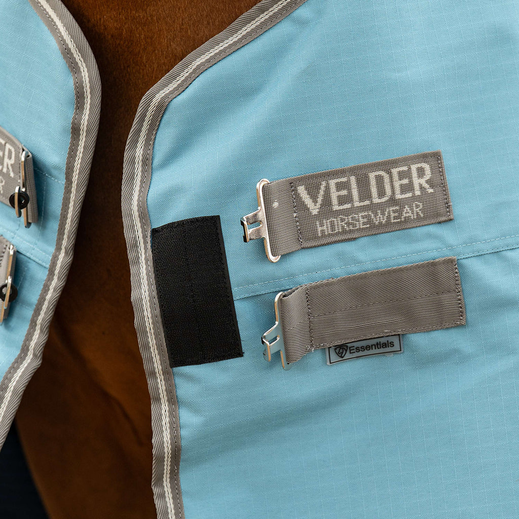 Velder Horsewear Essentials Ripstop Turnout Rug 600D 0g Aqua Blue