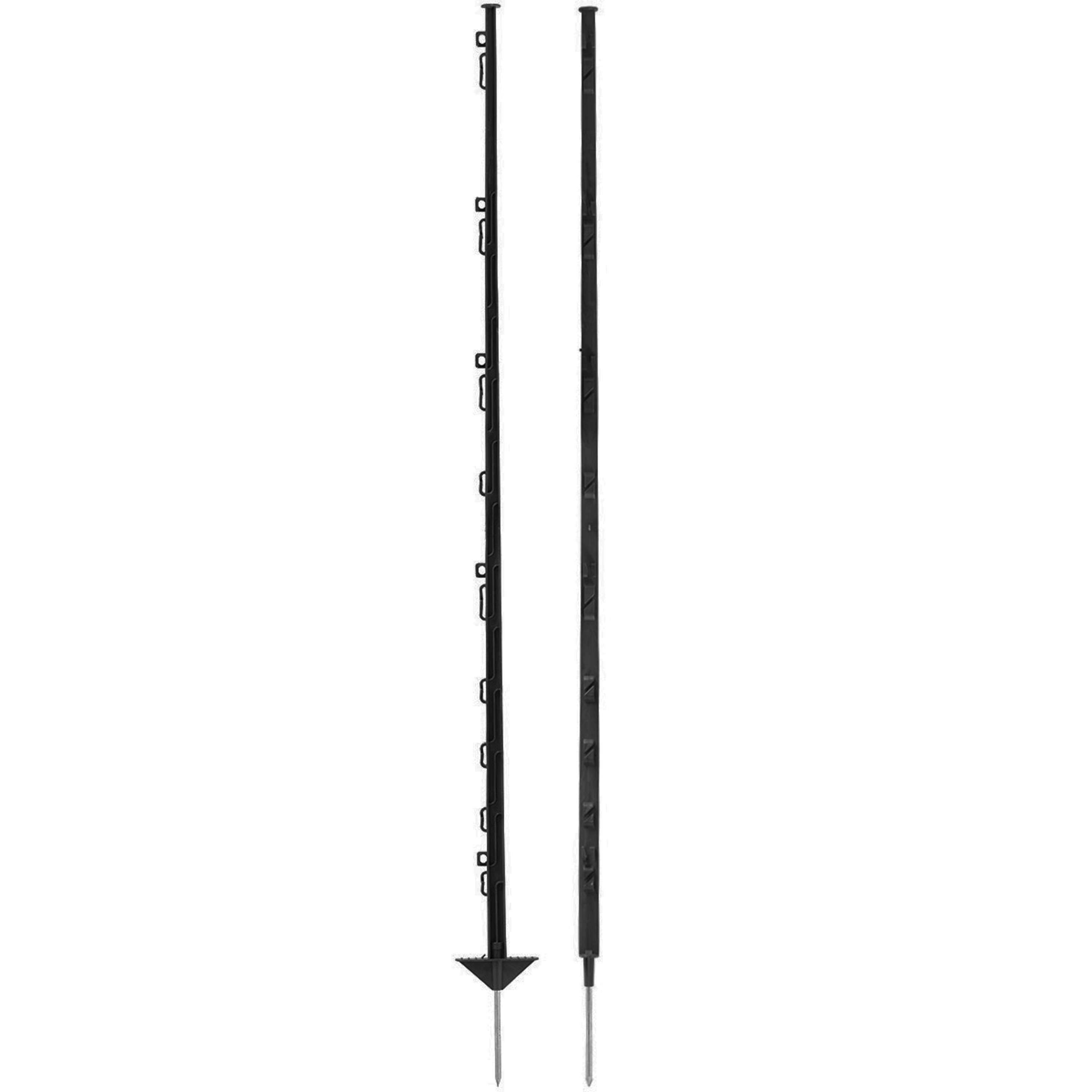 Agradi Power Classic Plastic Post Double 150cm 20 Pieces Black