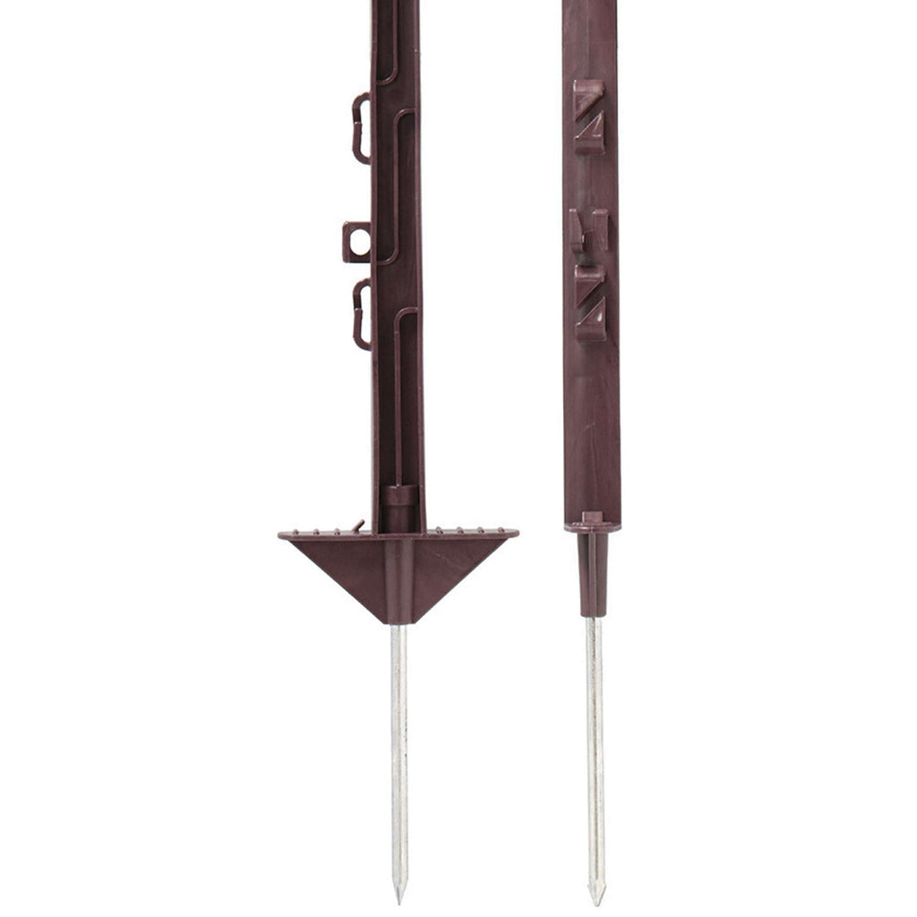 Agradi Power Classic Plastic Post Double 150cm 20 Pieces Brown