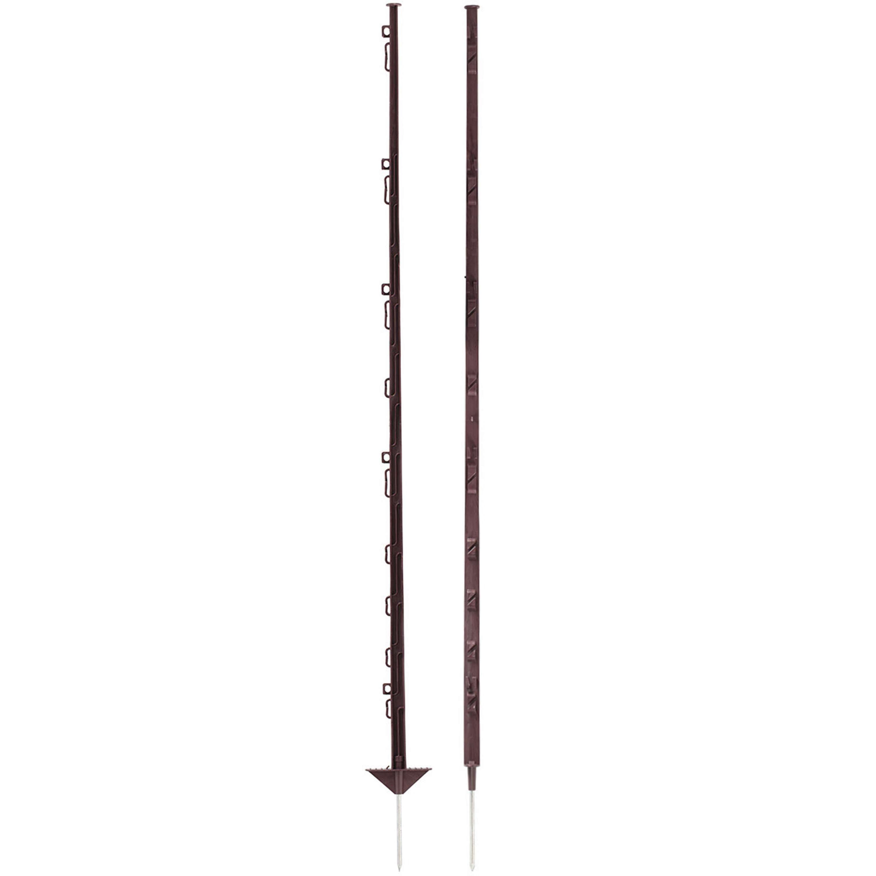 Agradi Power Classic Plastic Post Double 150cm 20 Pieces Brown