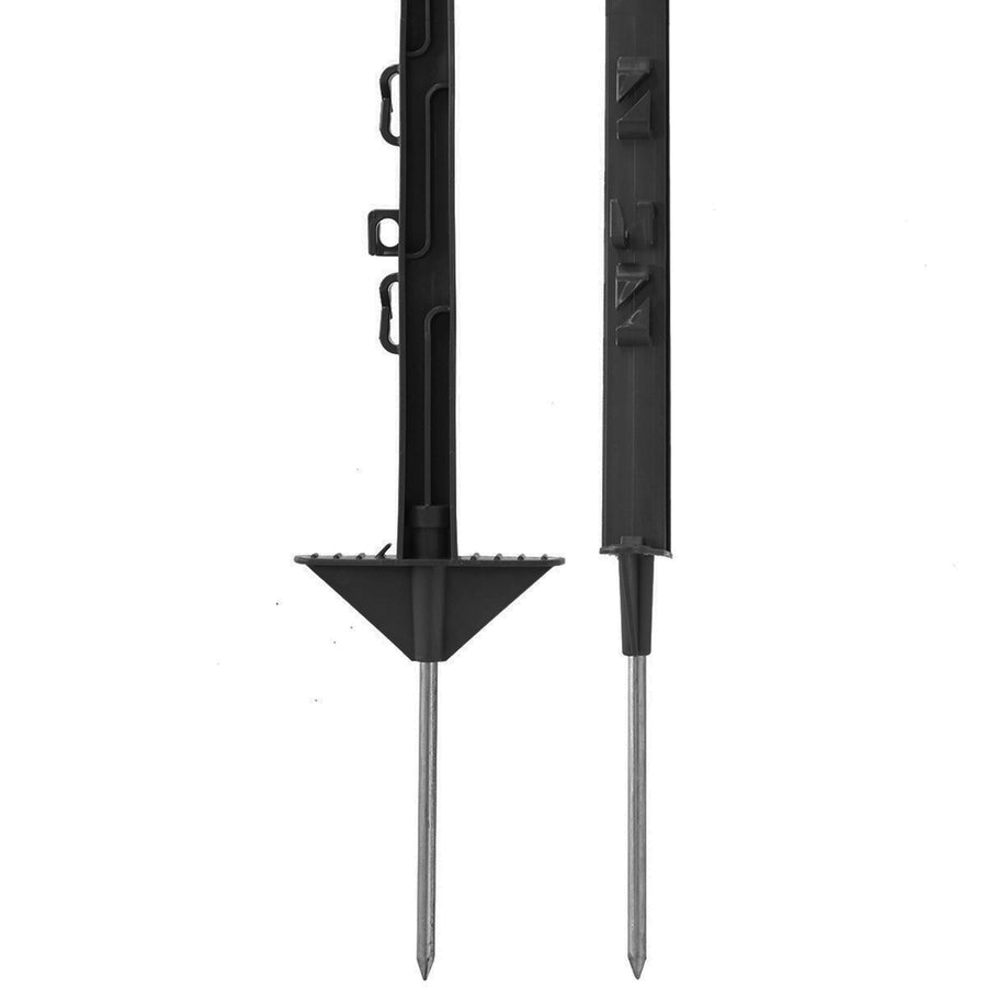 Agradi Power Classic Plastic Post Double 125cm 20 Pieces Black