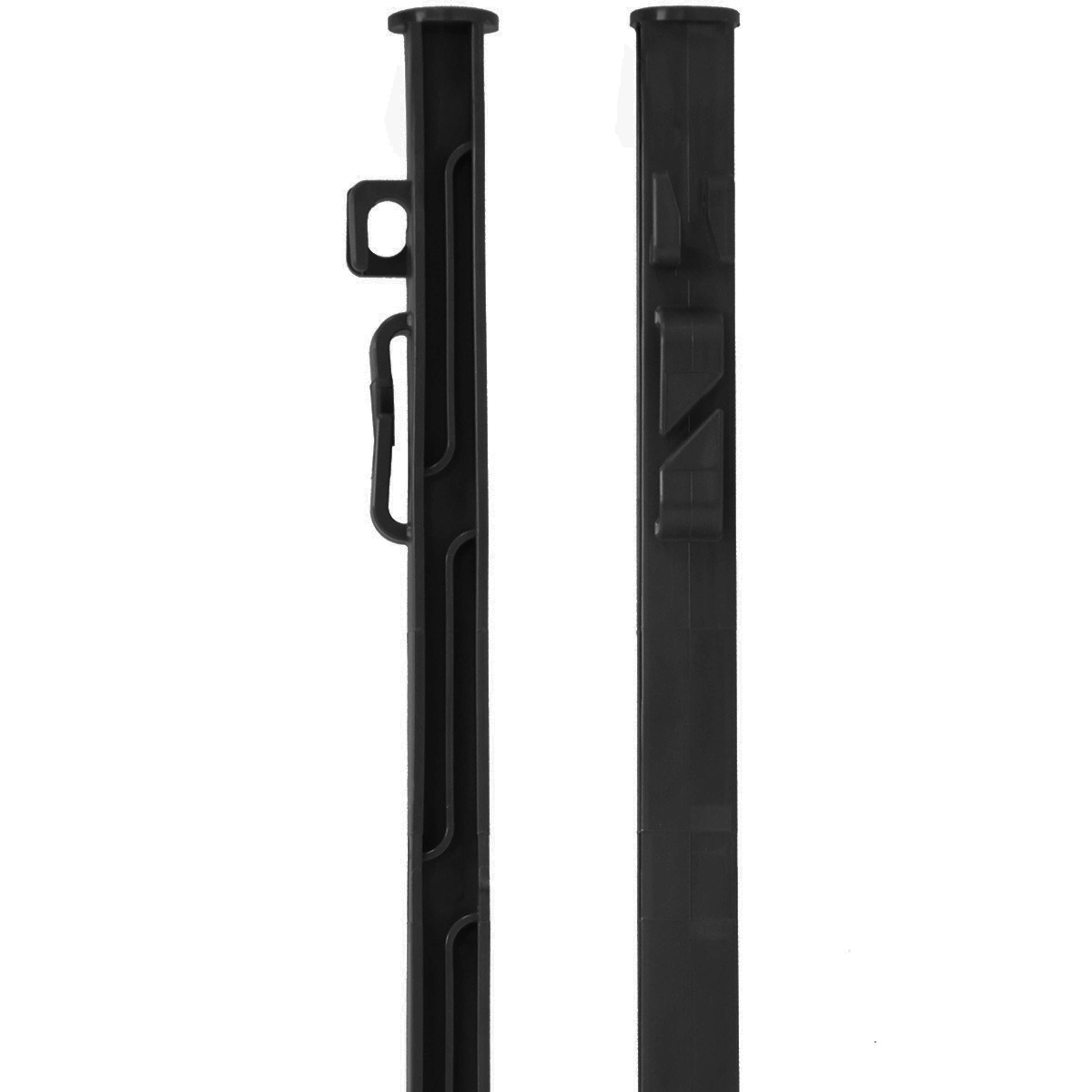 Agradi Power Classic Plastic Post Double 125cm 20 Pieces Black
