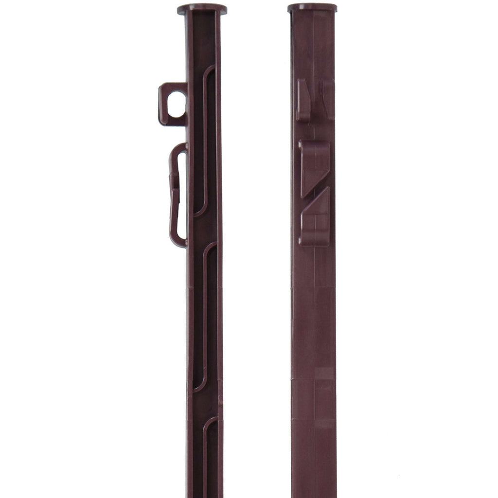 Agradi Power Classic Plastic Post Double 125cm 20 Pieces Brown
