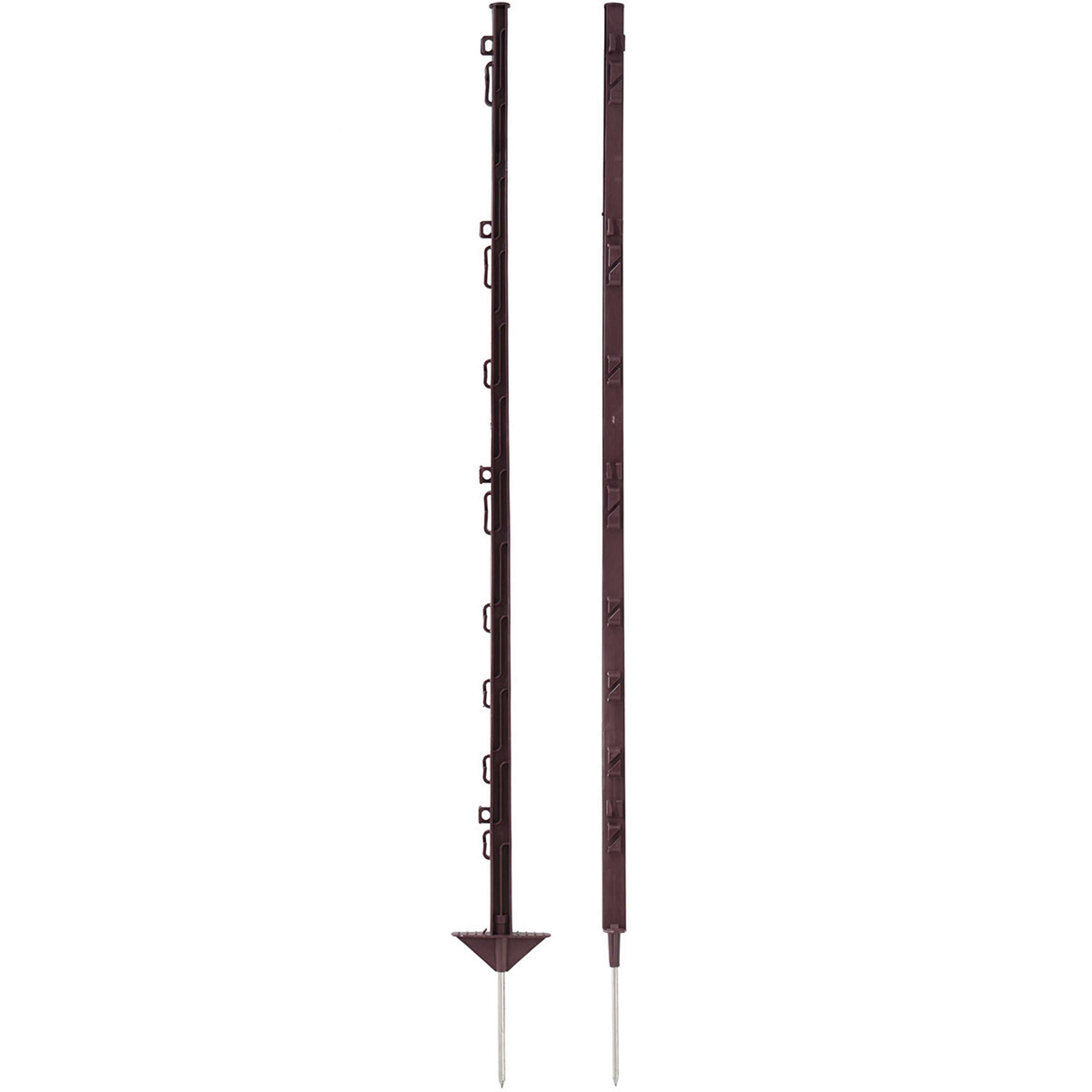 Agradi Power Classic Plastic Post Double 125cm 20 Pieces Brown