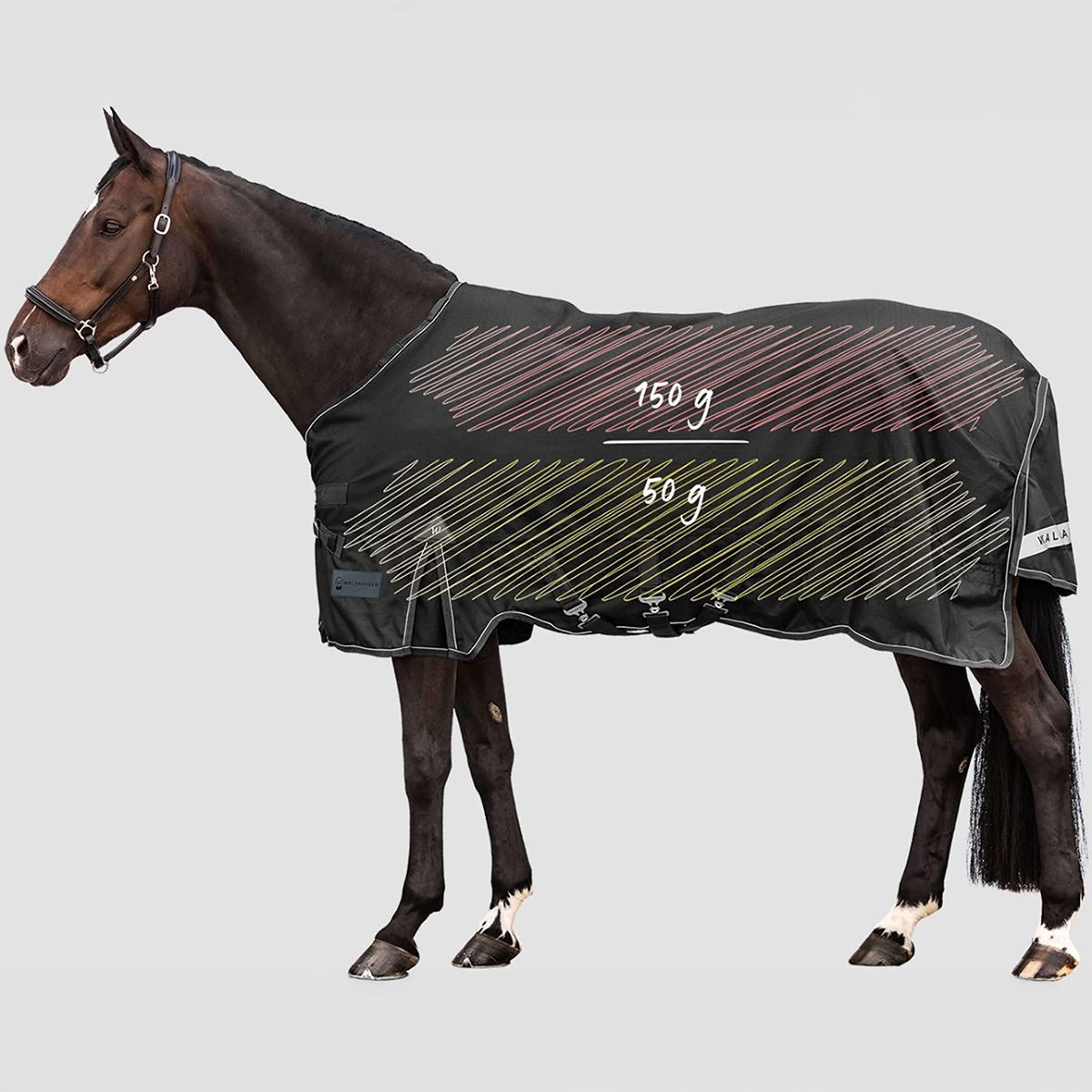Waldhausen Outdoor Rug Scandic Multi-Layer 50/150g Black